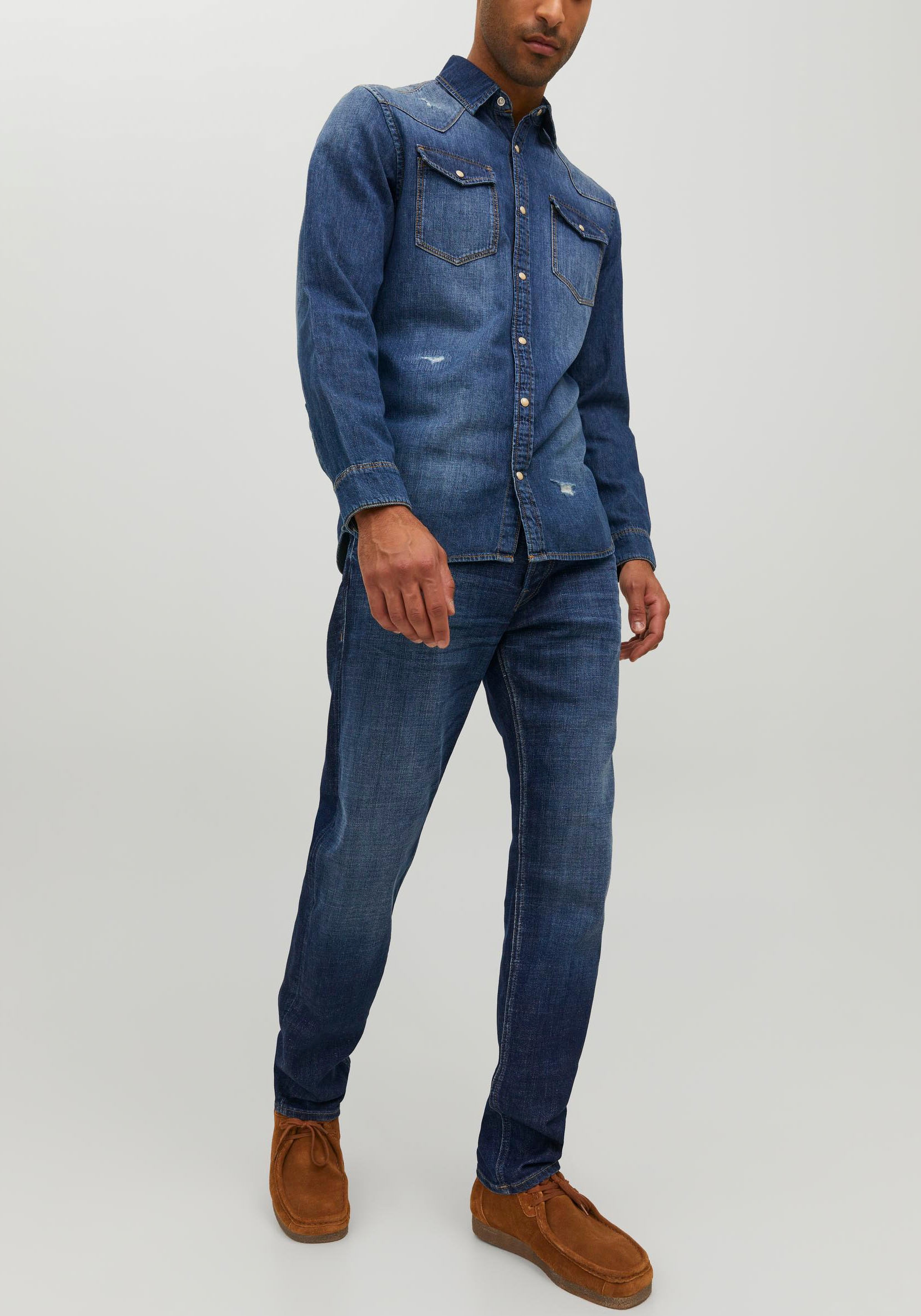 Jack & Jones Tapered-fit-Jeans »JJIMIKE JJORIGINAL CJ SN«