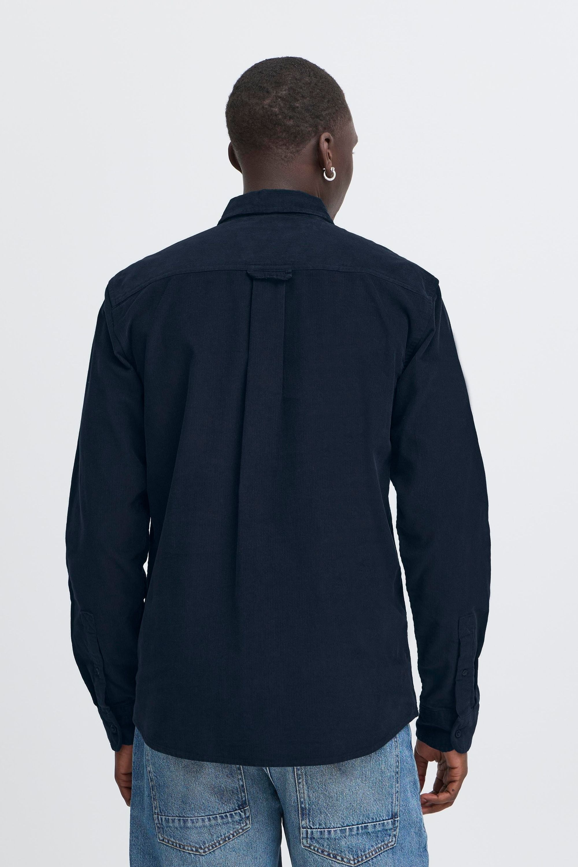 Blend Langarmhemd »BHDEMIR«, Stilvolles Cordhemd mit Brusttasche
