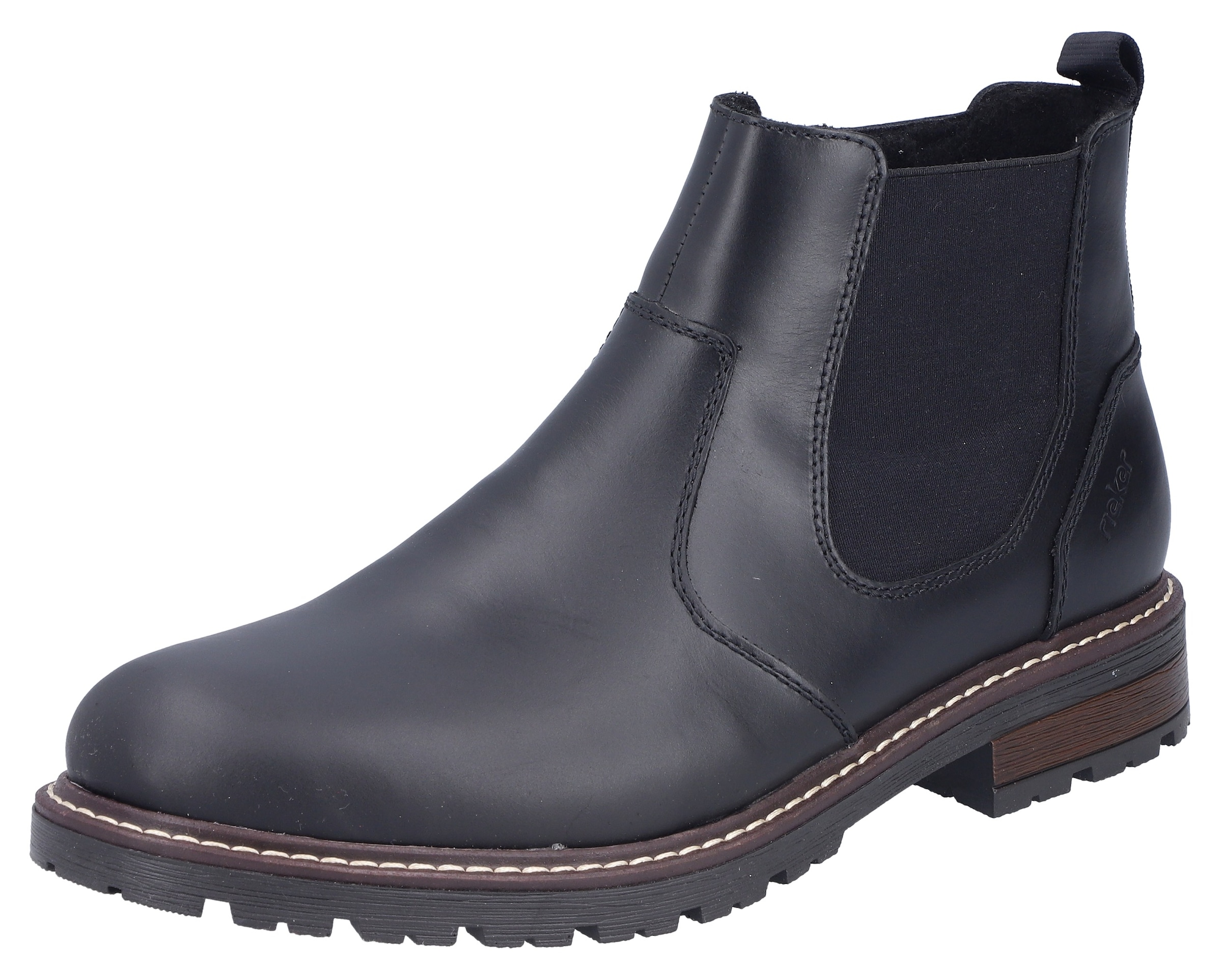 Rieker Chelseaboots, Stiefelette, Casual-Boots mit kontrastfarbener Rahmenn günstig online kaufen