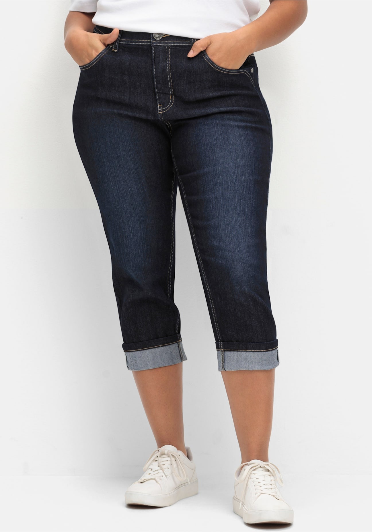 Sheego 7/8-Jeans, (1 tlg.) günstig online kaufen