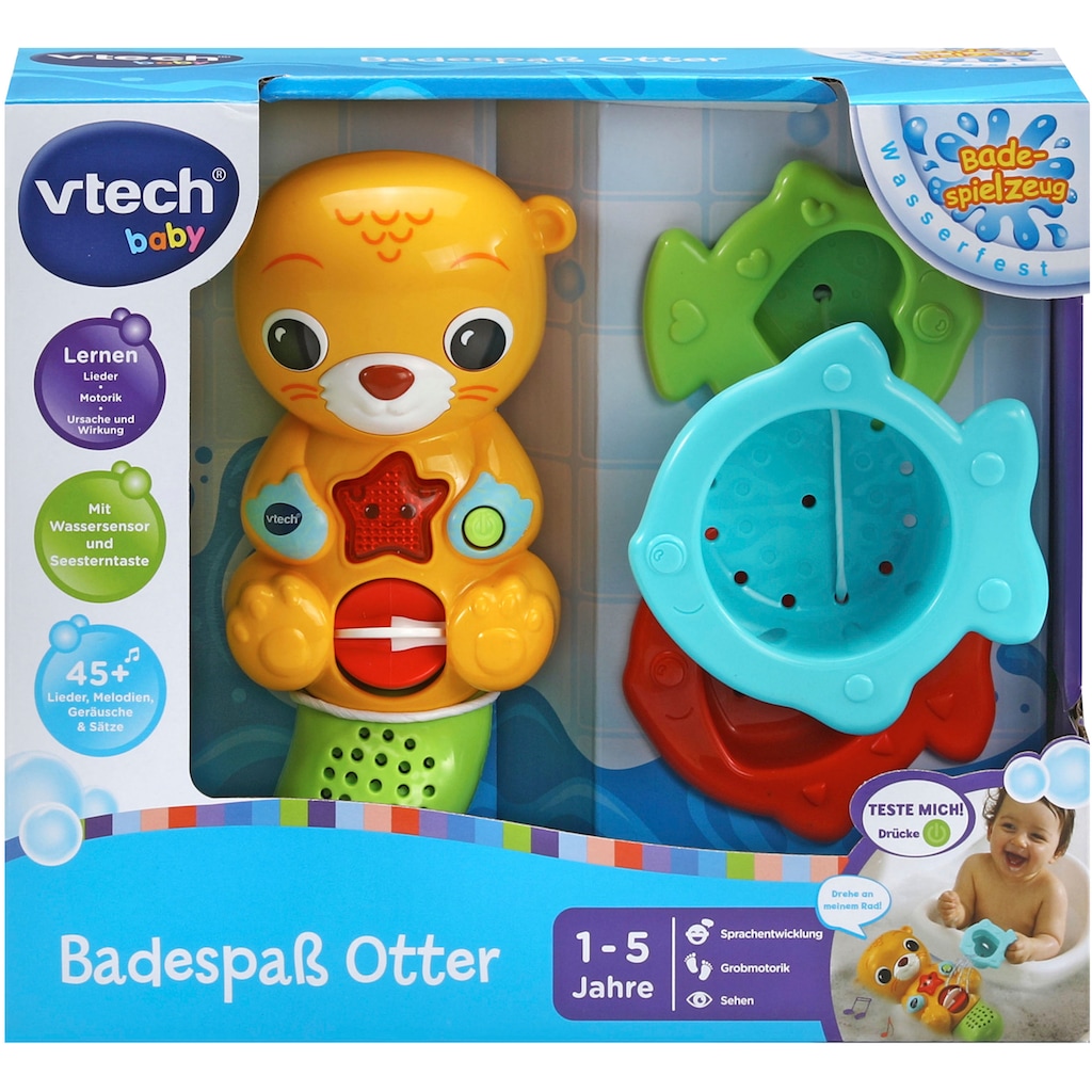 Vtech® Badespielzeug »Vtech Baby, Badespaß Otter«, mit Licht und Sound
