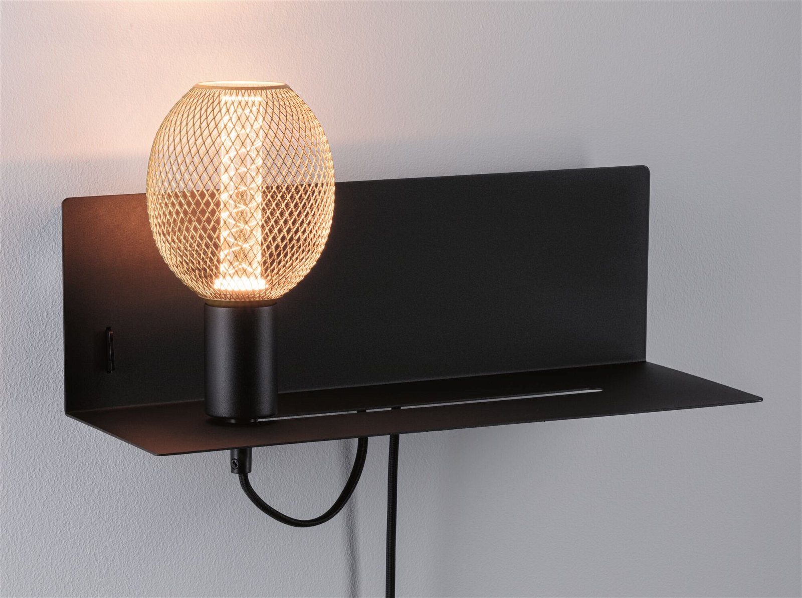 Paulmann Wandleuchte »Devara max. 1x40W USBC 230V Metall«, 1 flammig, Leuchtmittel E27 | ohne Leuchtmittel, E27