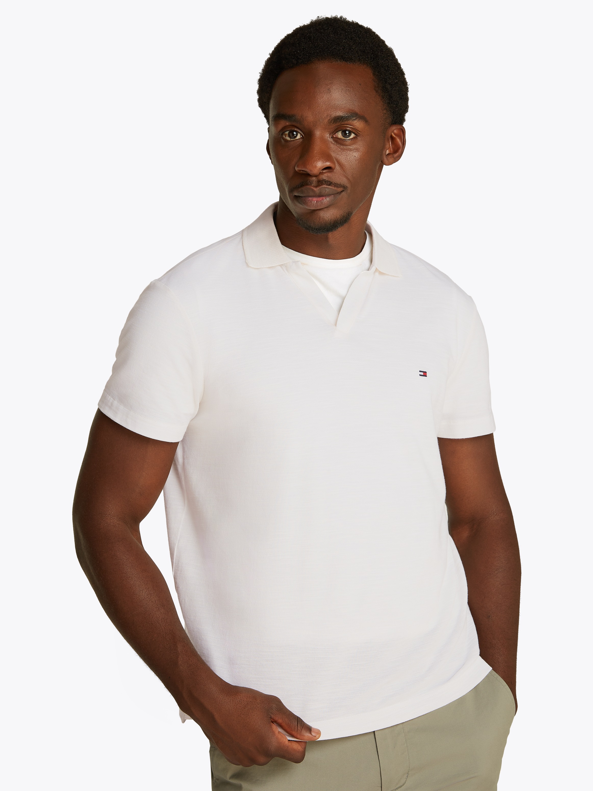 Tommy Hilfiger "SLUB OXFORD PIQUE REG POLO" günstig online kaufen