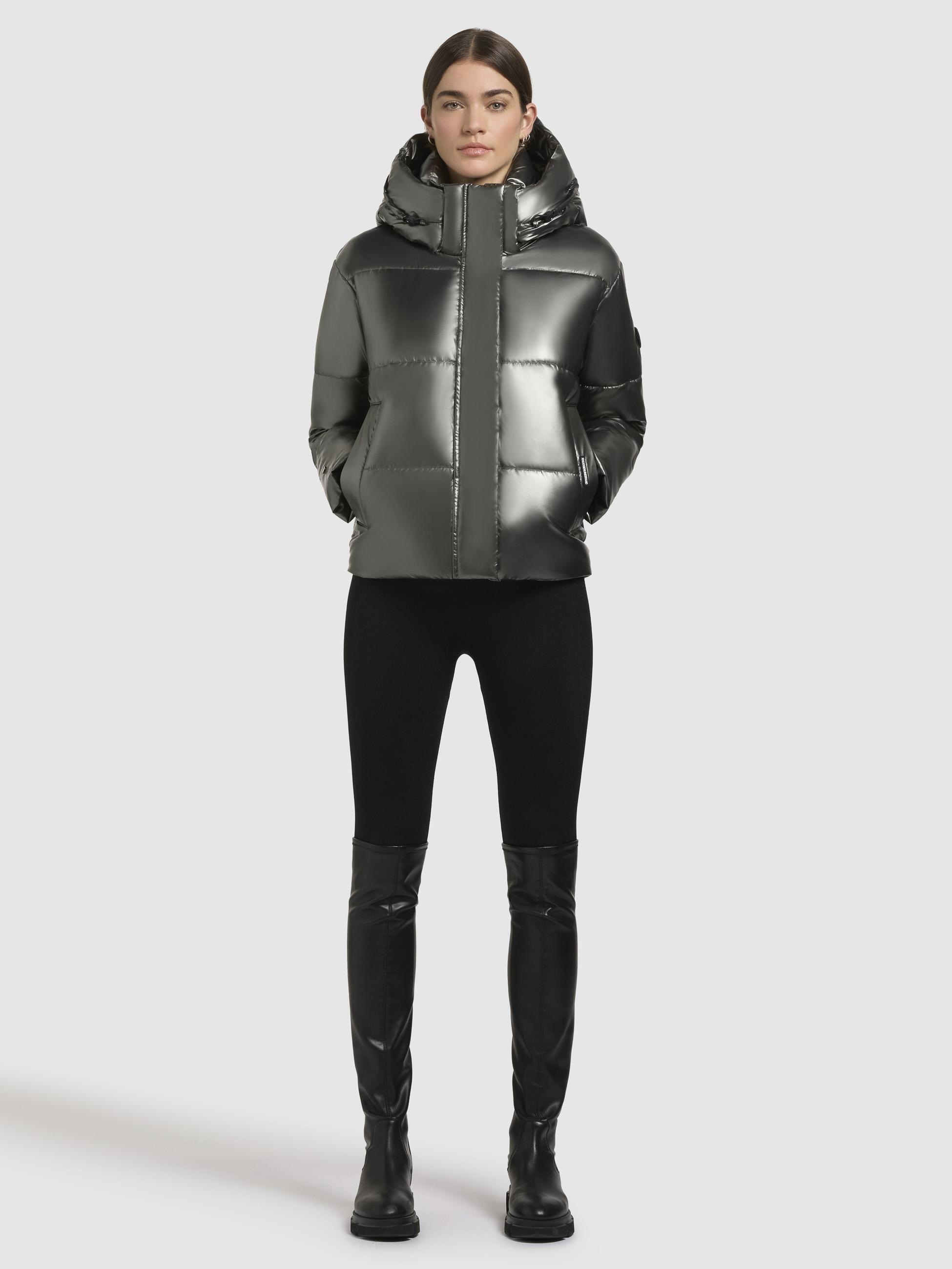 KHUJO Devina Shiny-Ym Steppjacke Grau XXL 3