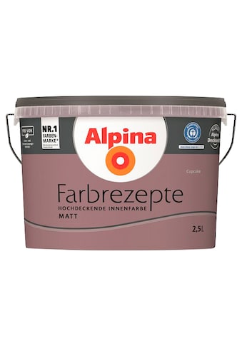 Alpina Wand- ir Deckenfarbe »Farbrezepte Cupc...