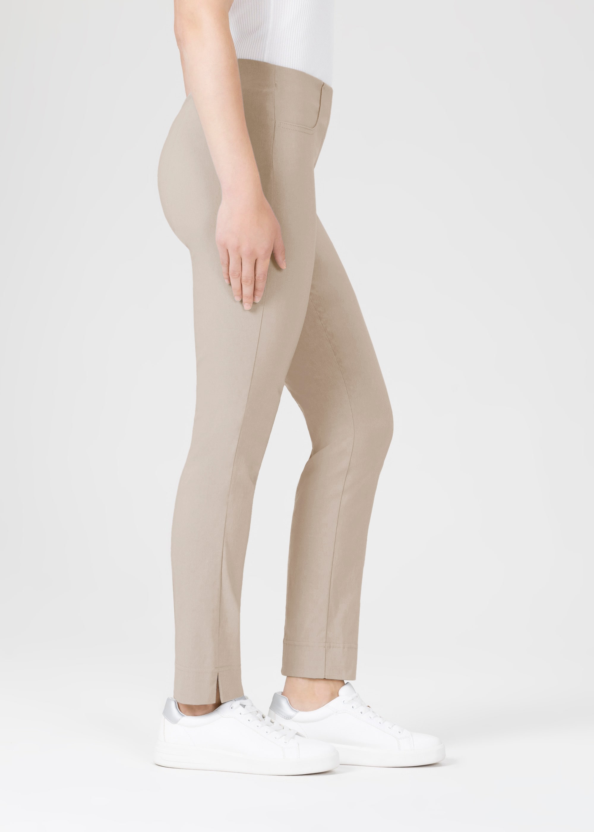 Stehmann Stoffhose »Loli«, mit Schlitz am Beinabschluss