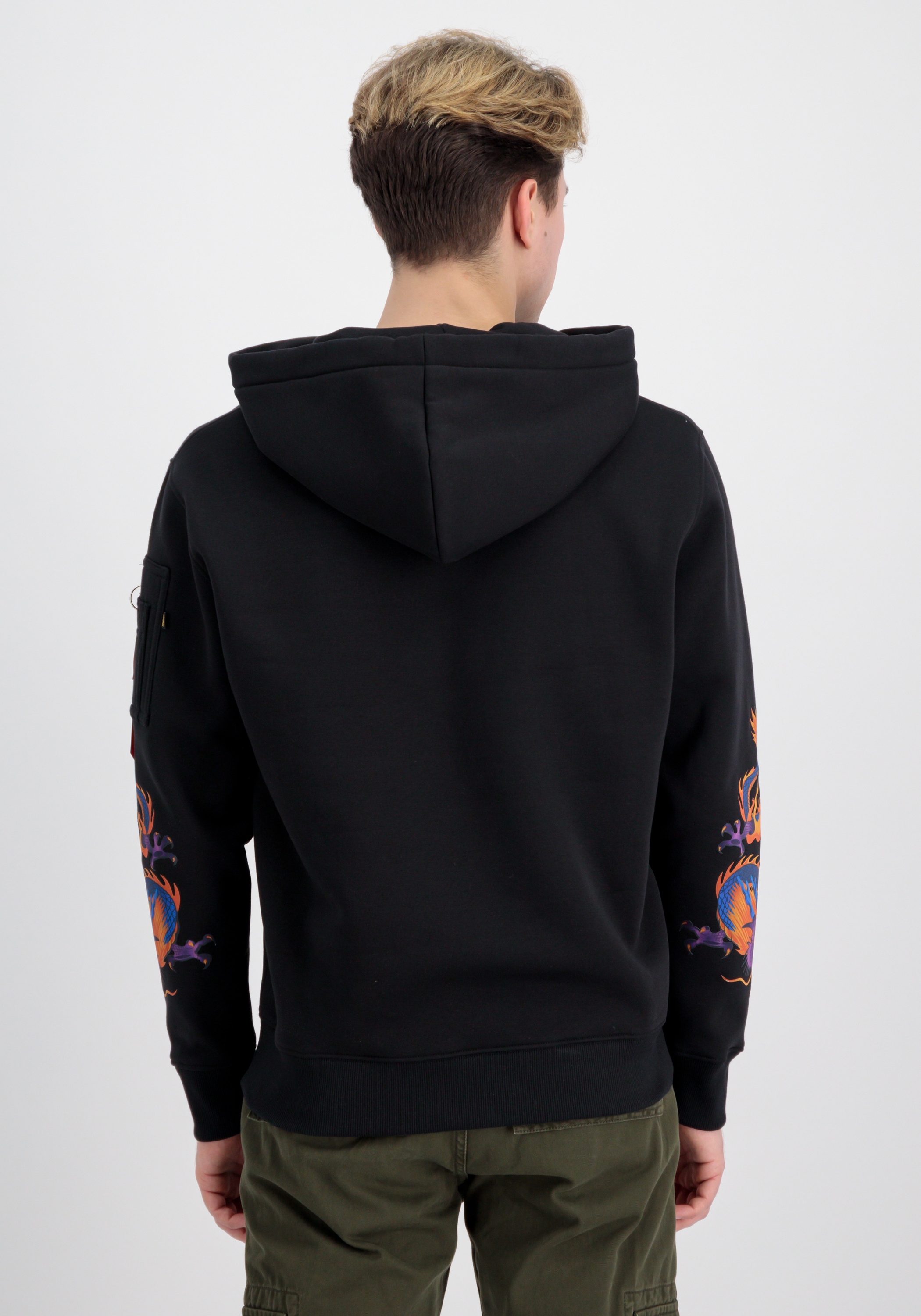 Alpha Industries Hoodie "Alpha Industries Men - Hoodies Dragon EMB Hoodie"