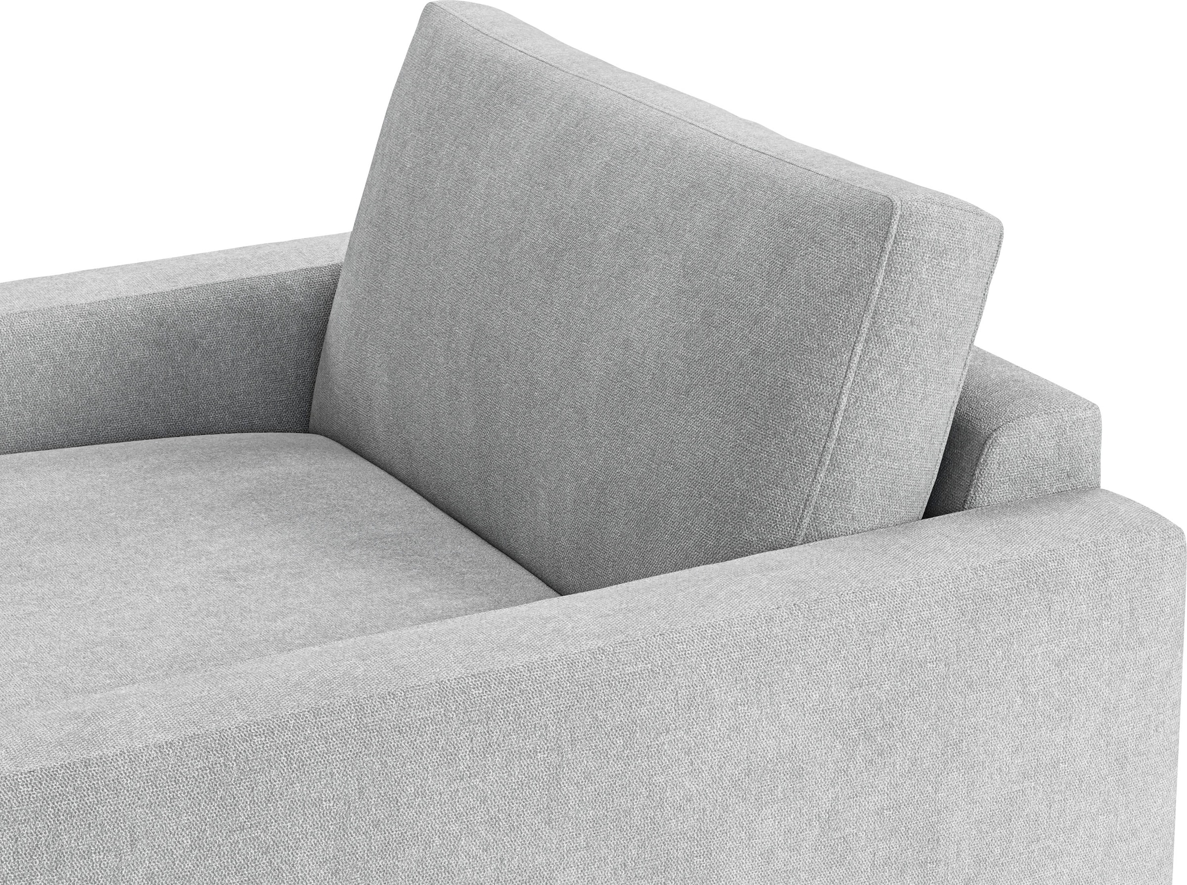 INOSIGN Chaiselongue »Downtown Loungemöbel zum Relaxen, B/T/H: 132/170/84 cm«, auch in Bouclé, Cord und Easy care - leicht mir Wasser zu reinigen