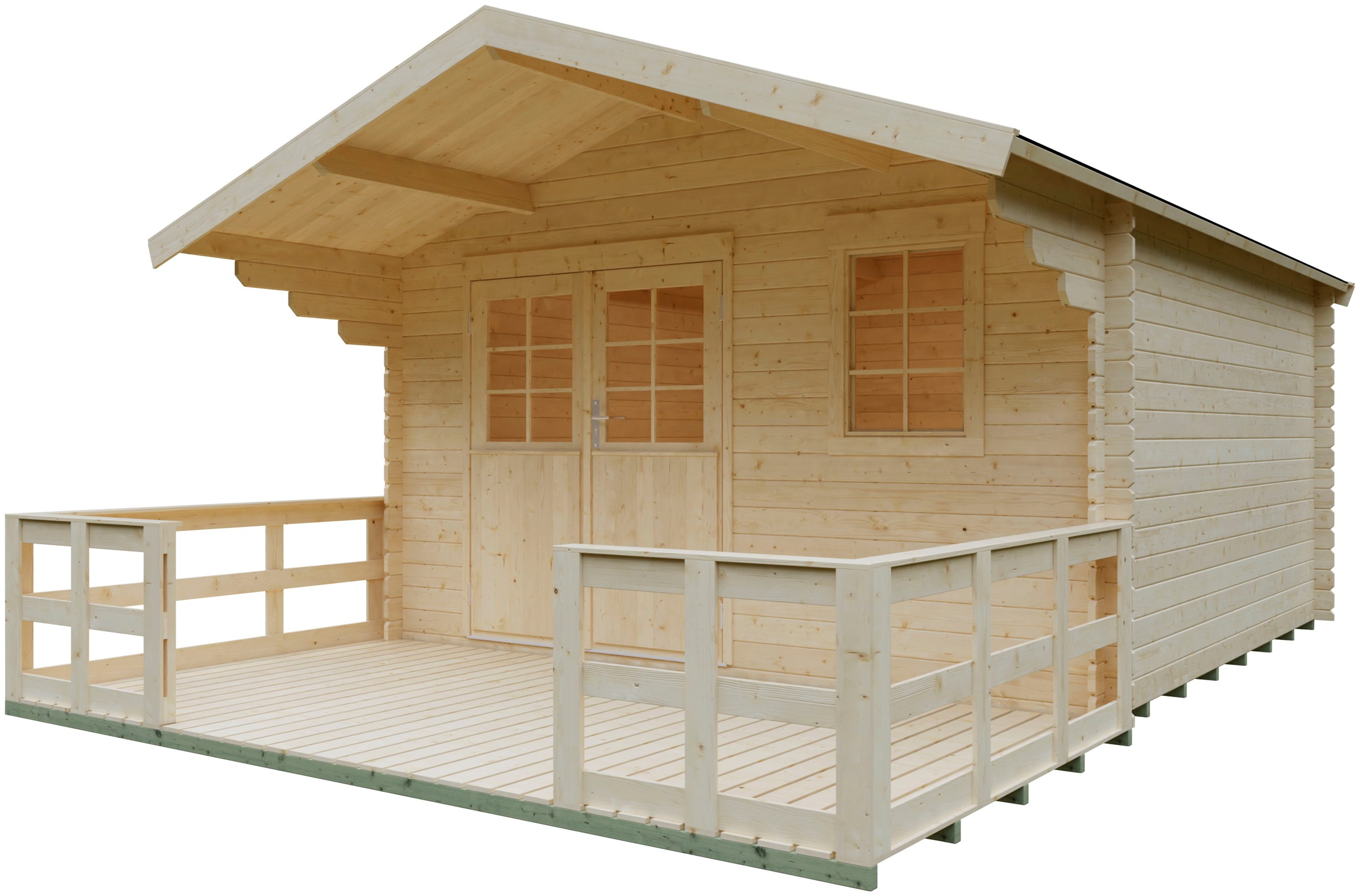 KONIFERA Gartenhaus "Kallenberg 3" mit Vordach und Terrasse günstig online kaufen