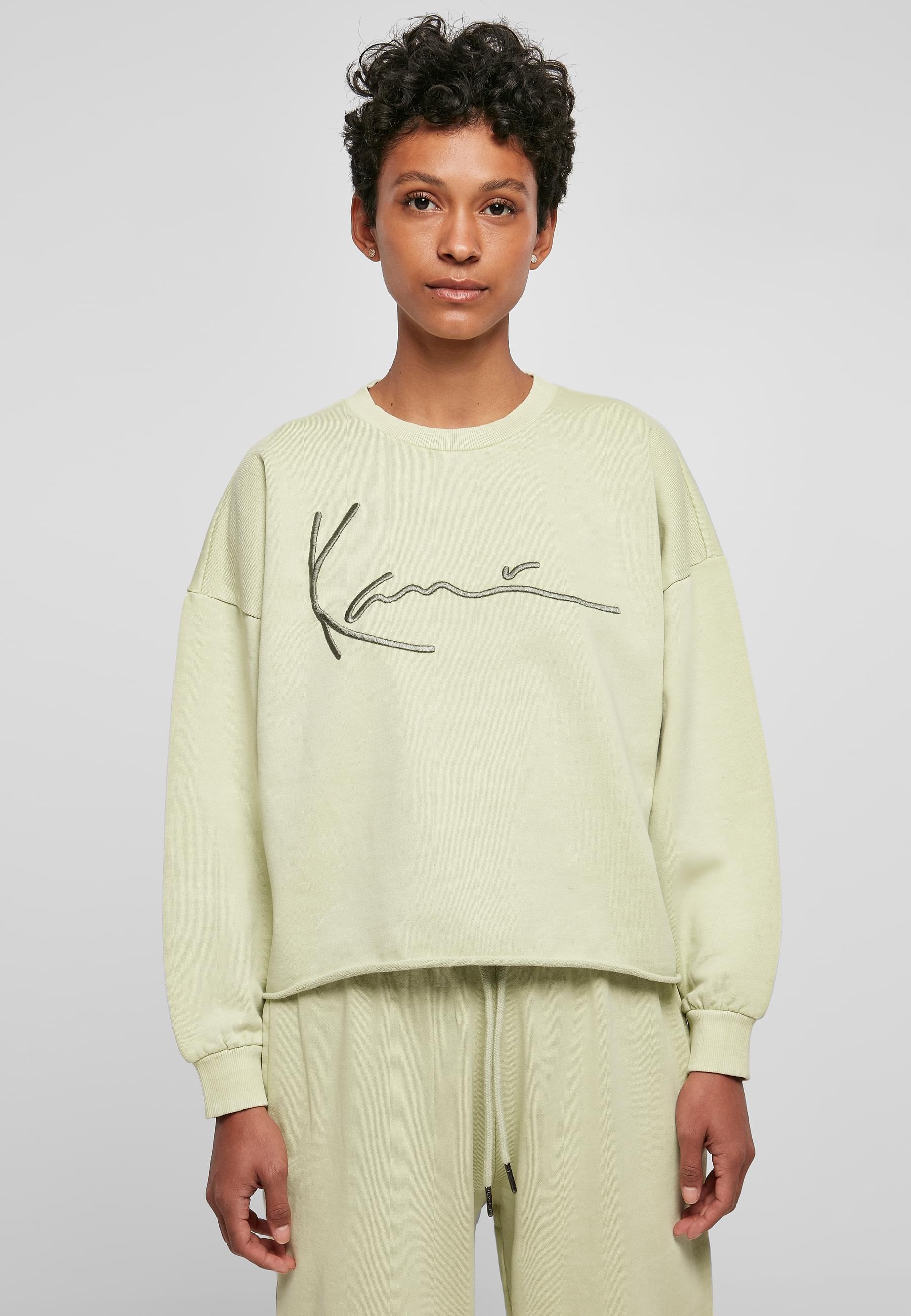 Karl Kani Sweatshirt »Karl Kani Damen KW222-052-1 Signature Washed Crew«, (1 tlg.)