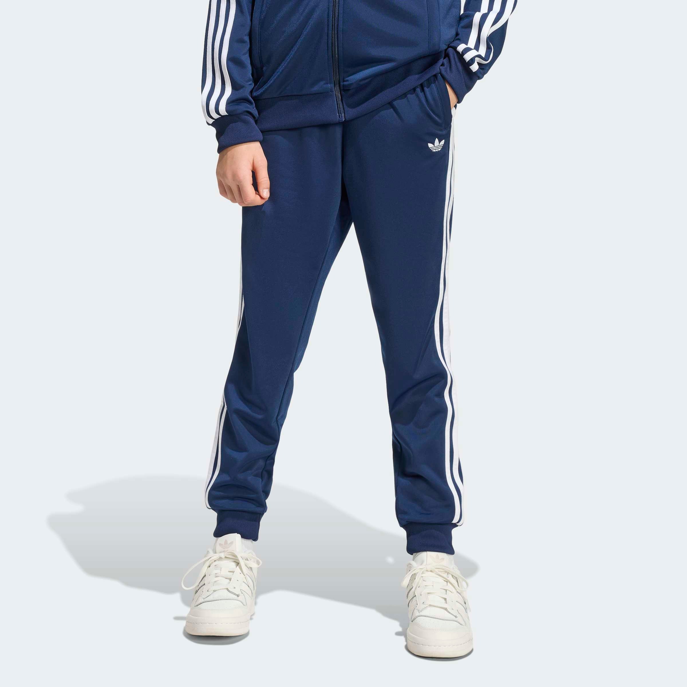 Adidas Originals Pantalon Sst Night Indigo / White 13-14 Années Garçons,Filles