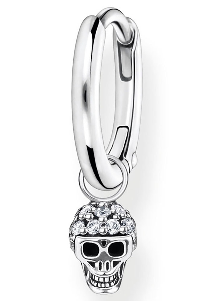 THOMAS SABO Single-Creole »mit Totenkopf Anhänger, CR706-643-14«, mit  Zirkonia (synth.) online kaufen | BAUR