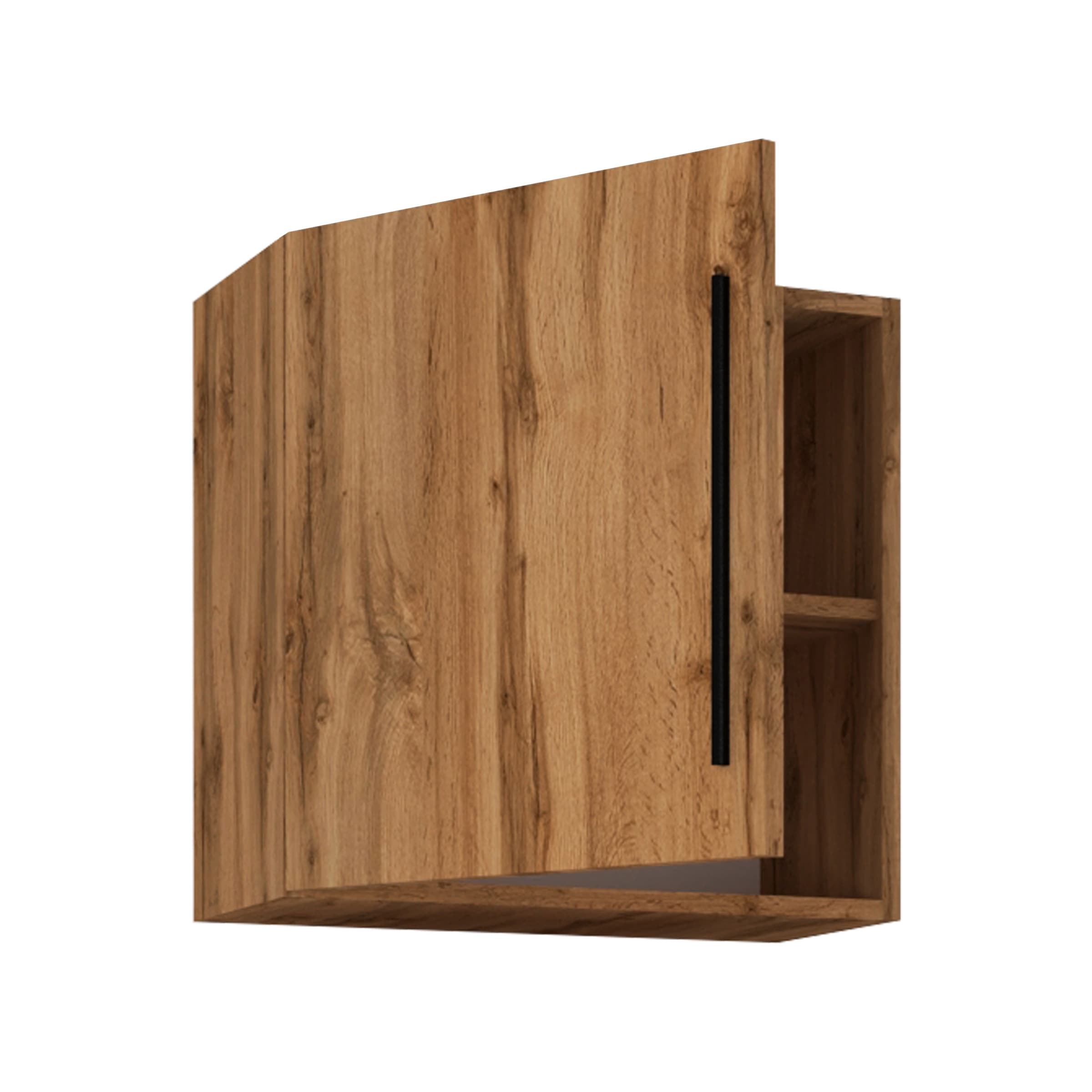 VCM Wandregal »VCM Holzregal hängend | platzsparendes Regal | Maße: H. 50 x B. 50 x T. 30 cm | Elegantes Regal hängend | Aufbewahrungsregal | Bücherregal | Wandboard - Arila M«