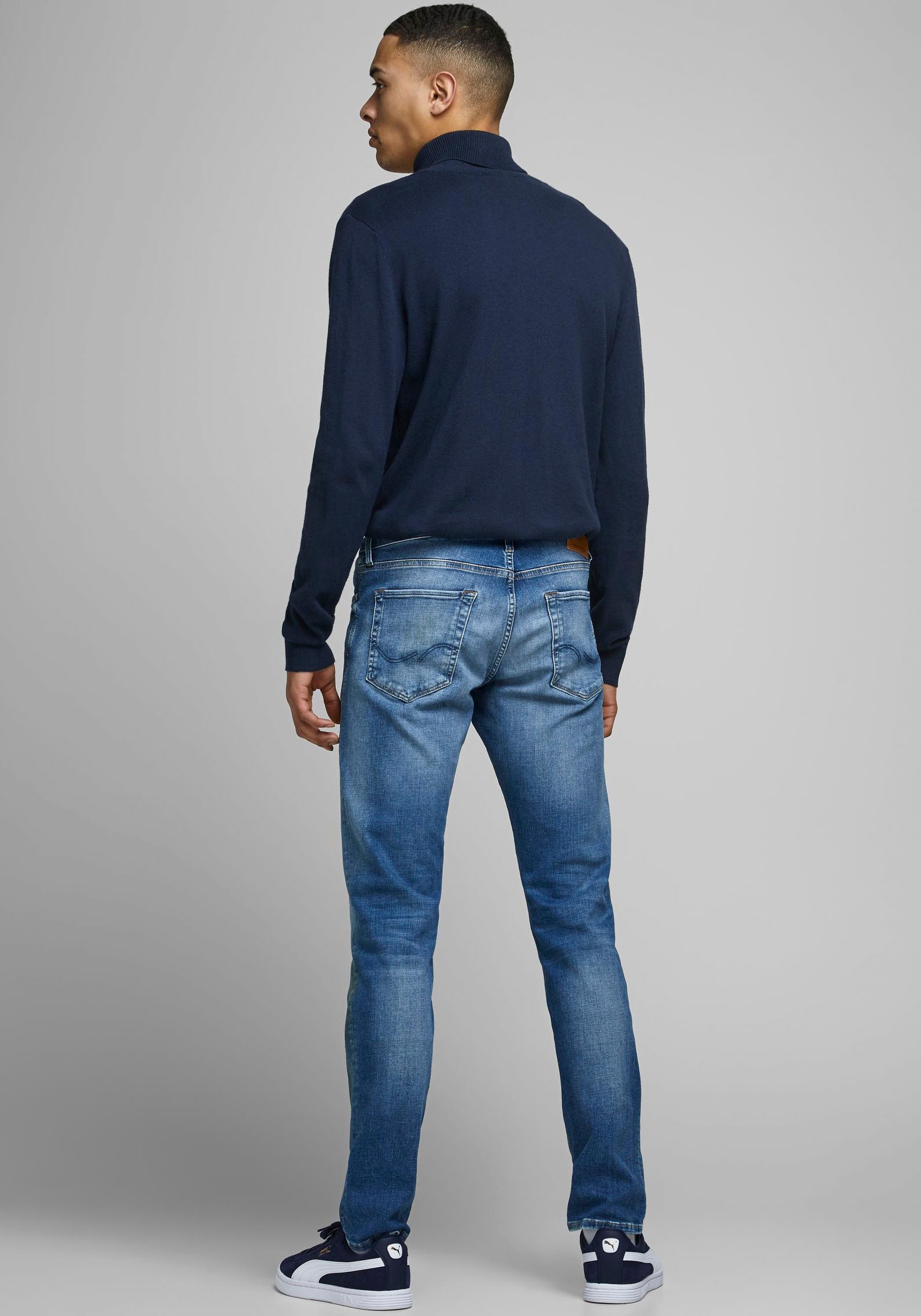Jack & Jones Herren Sweater Pullover mit Rundhals Ausschnitt JJEHILL günstig online kaufen