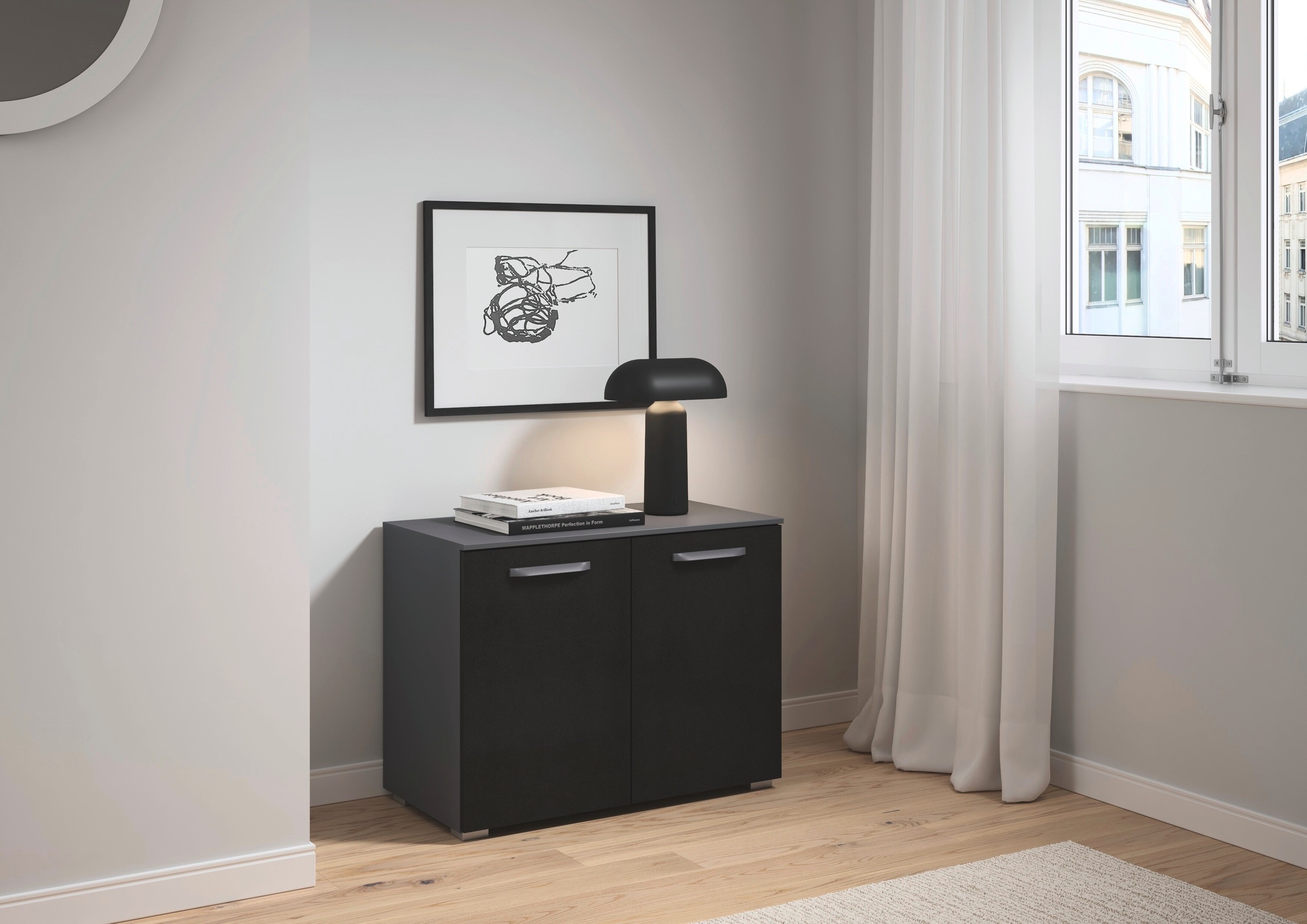 rauch Sideboard "Türkommode Kommode Lowboard OTELI mit Dekor- und Hochglanz günstig online kaufen