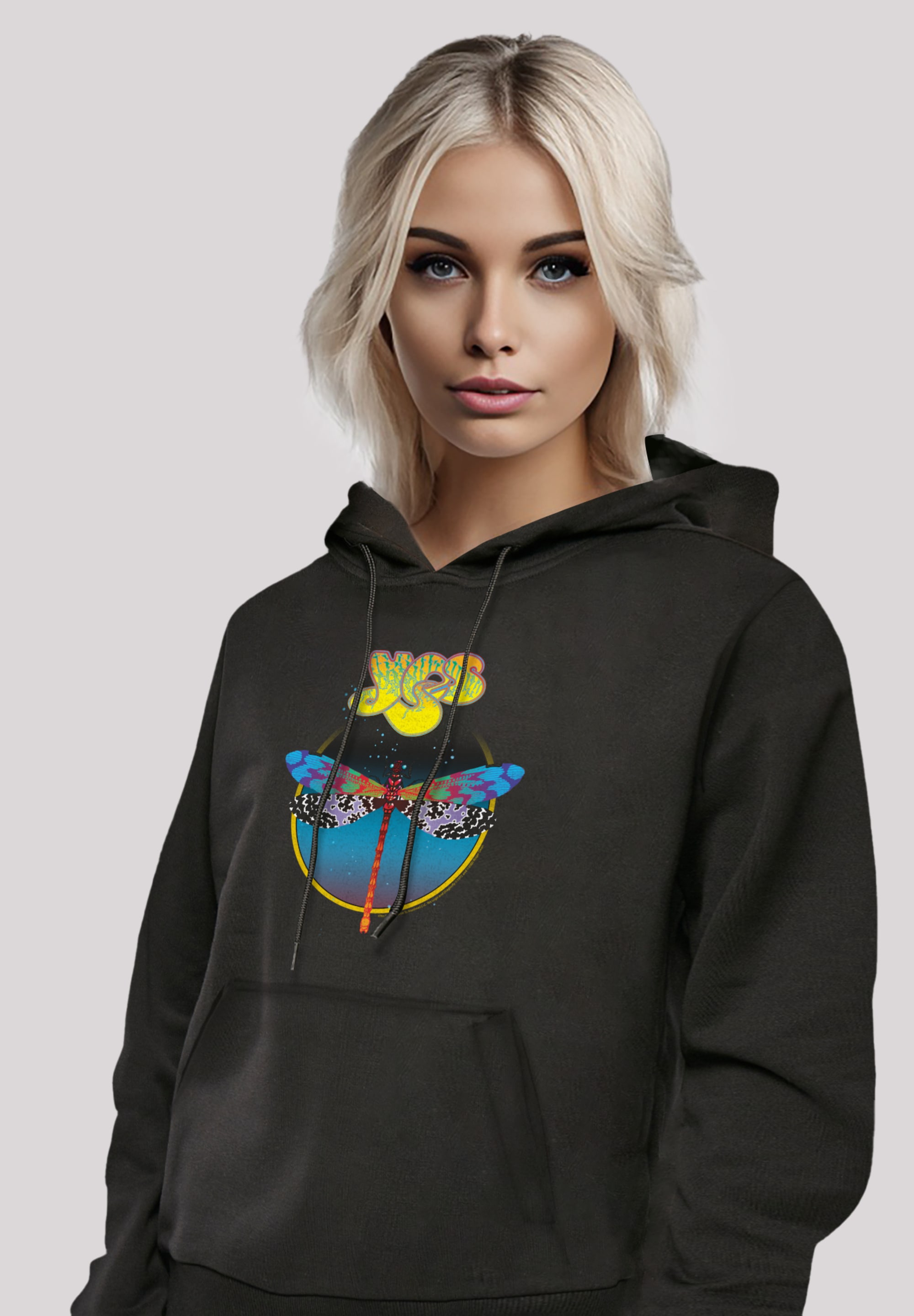 F4NT4STIC Kapuzenpullover »YES Dragonfly Tour V1«, Premium Qualität