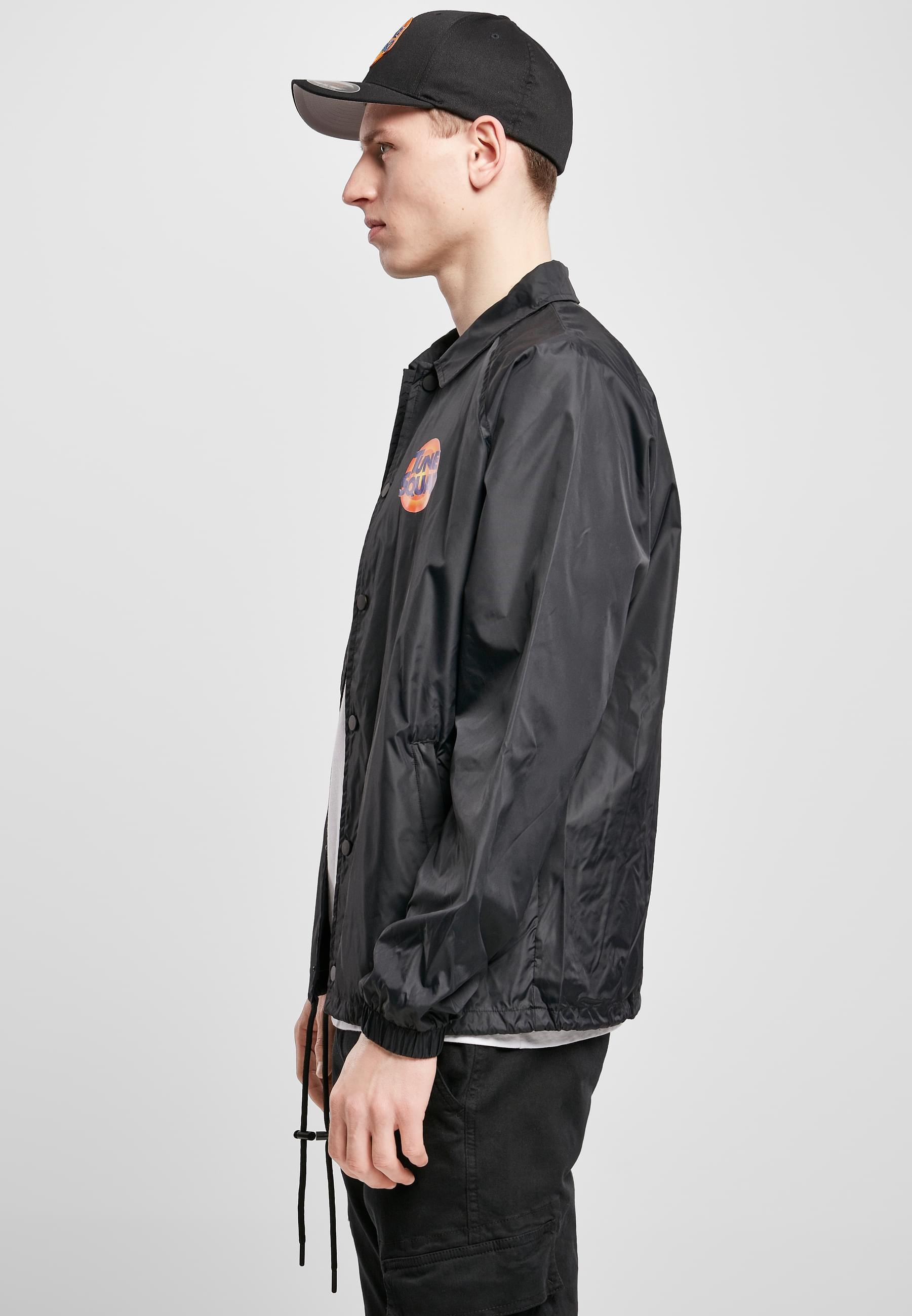 MisterTee Allwetterjacke »MisterTee Herren Space Jam Tune Squad Logo Coach Jacket«, (1 St.), ohne Kapuze