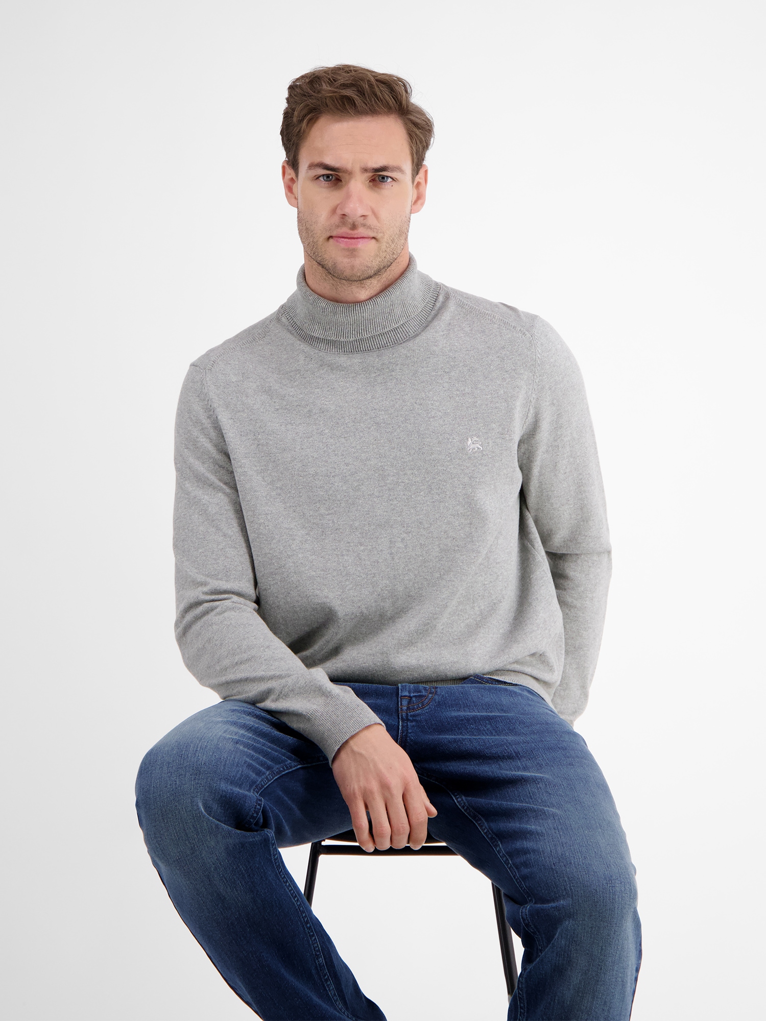 LERROS Rollkragenpullover "Herren Rollkragen-Strickpullover" günstig online kaufen