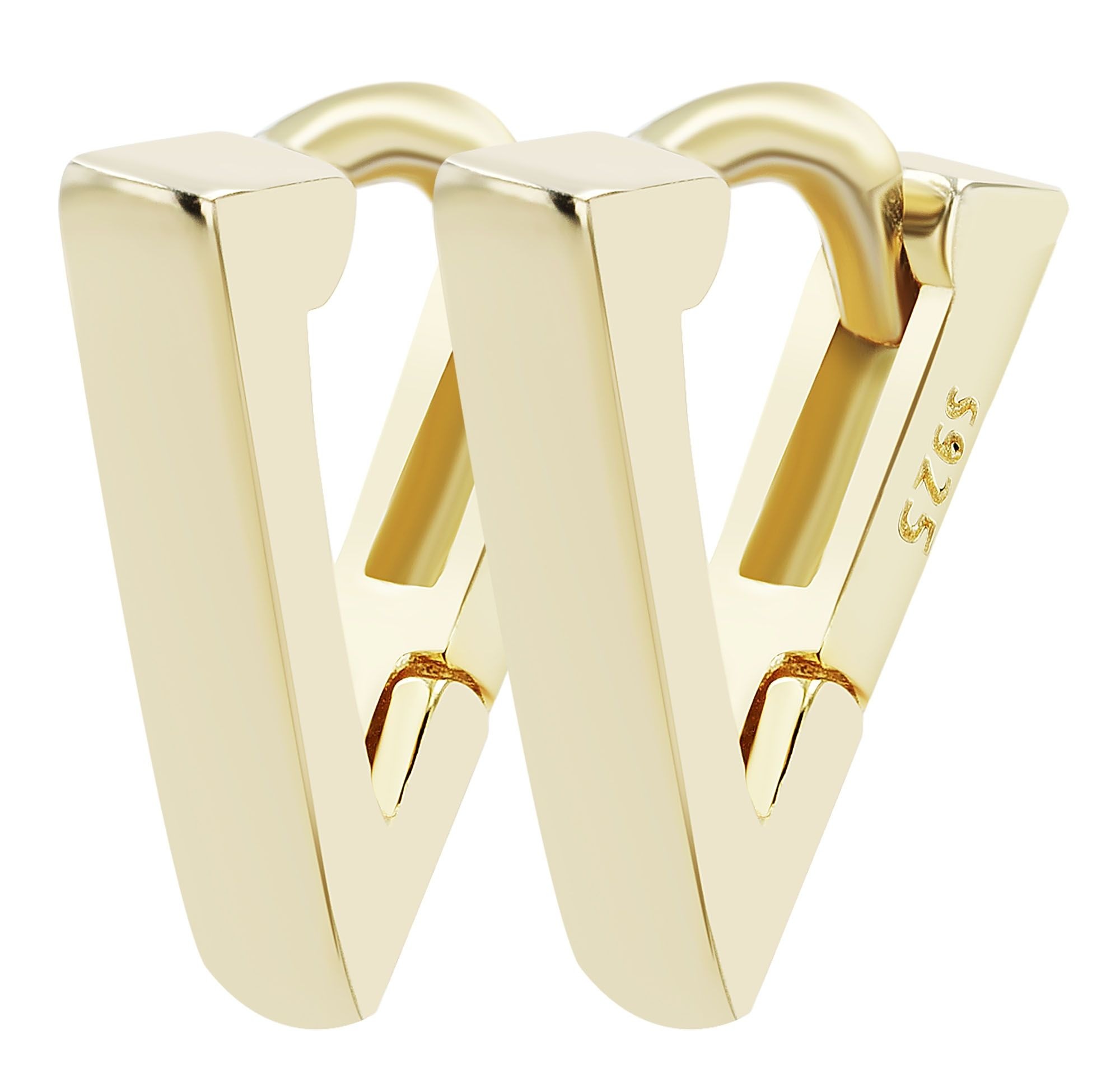 Adelia's Atalja Women's Hoop Earrings Gold 2