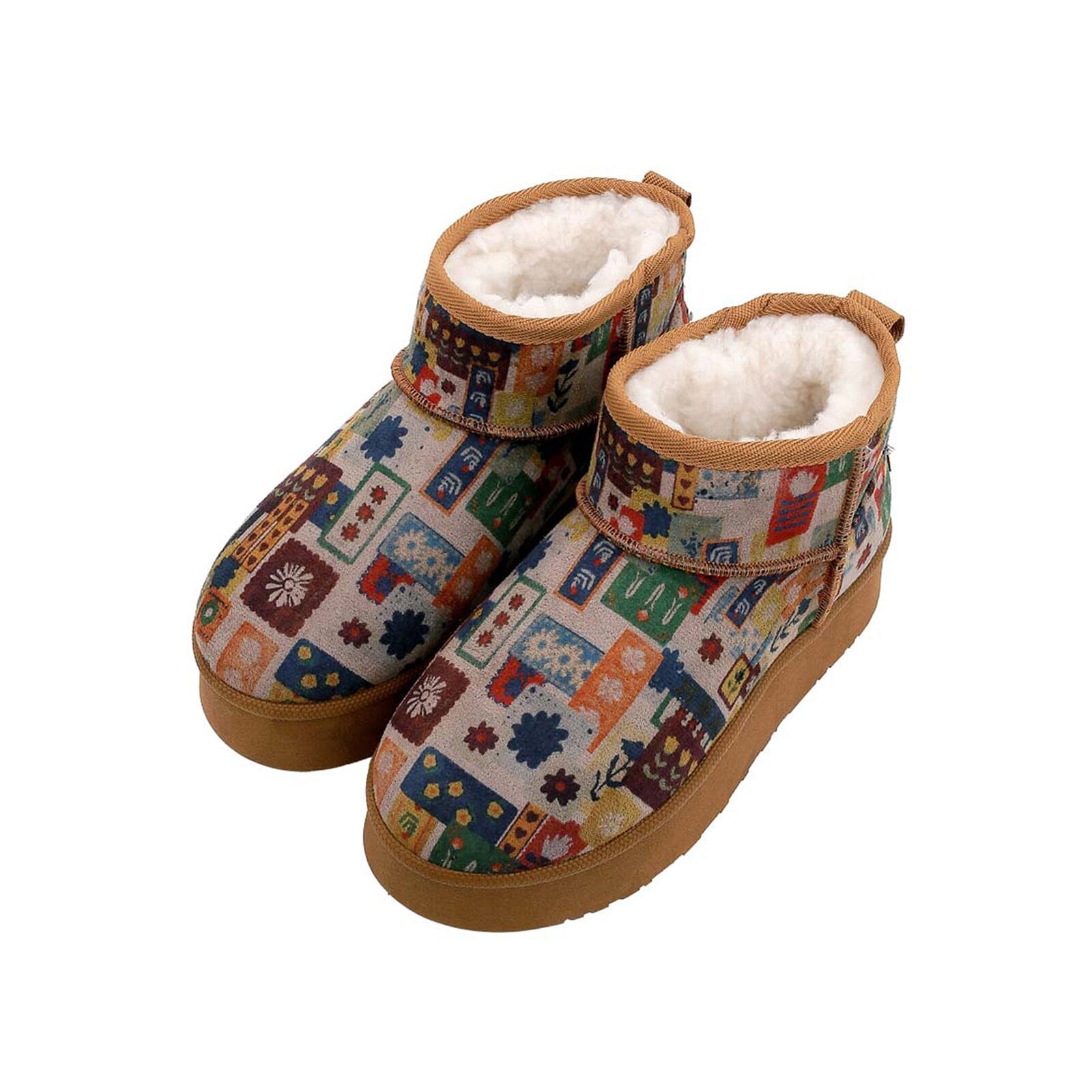 DOGO Winterstiefel »Ruby Boots Schnürstiefel Anatolian Patterns Damen Stiefeletten«  Handgefertigt