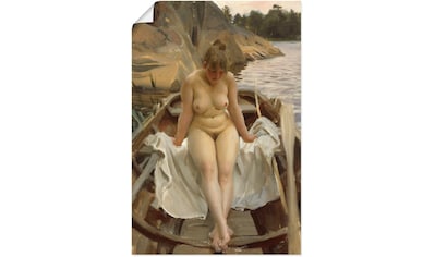 Artland Wandbild »In Werners Ruderboot«, Erotische Bilder, (1 St.), in vielen Größen &... kaufen
