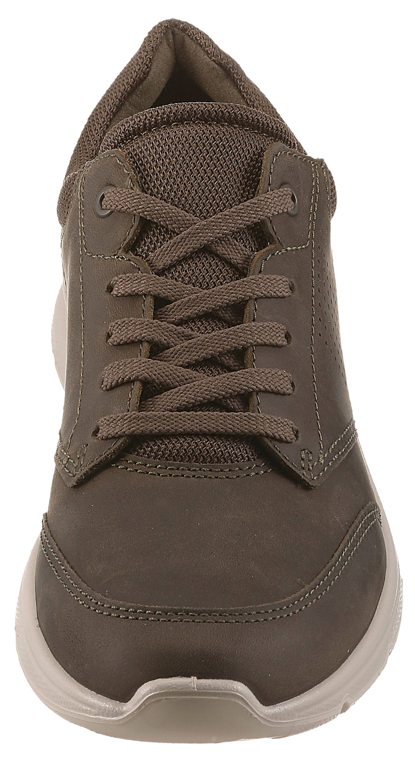 Ecco Sneaker »IRVING«  mit weißer Laufsohle, Freizeitschuh, Halbschuh, Schnürschuh