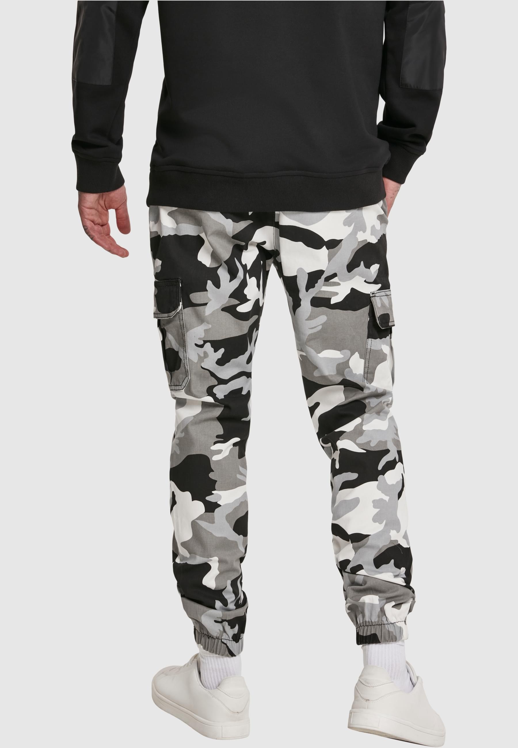 URBAN CLASSICS Cargohose »Männer Camo Cargo Jogging Pants 2.0«, (1 tlg.)
