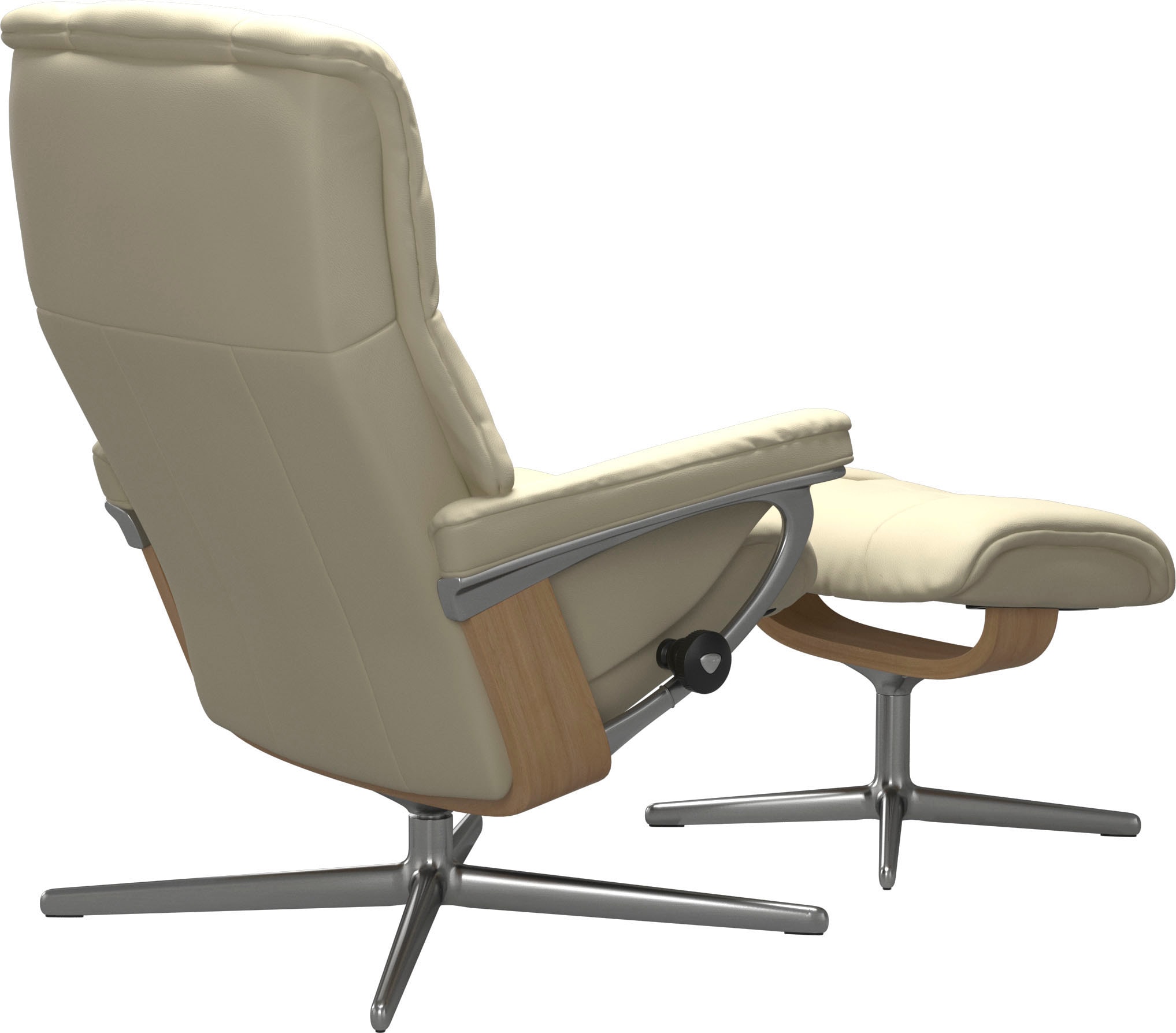 Stressless® Fußhocker »Mayfair«, mit Cross Base, Größe S, M & L, Holzakzent Eiche