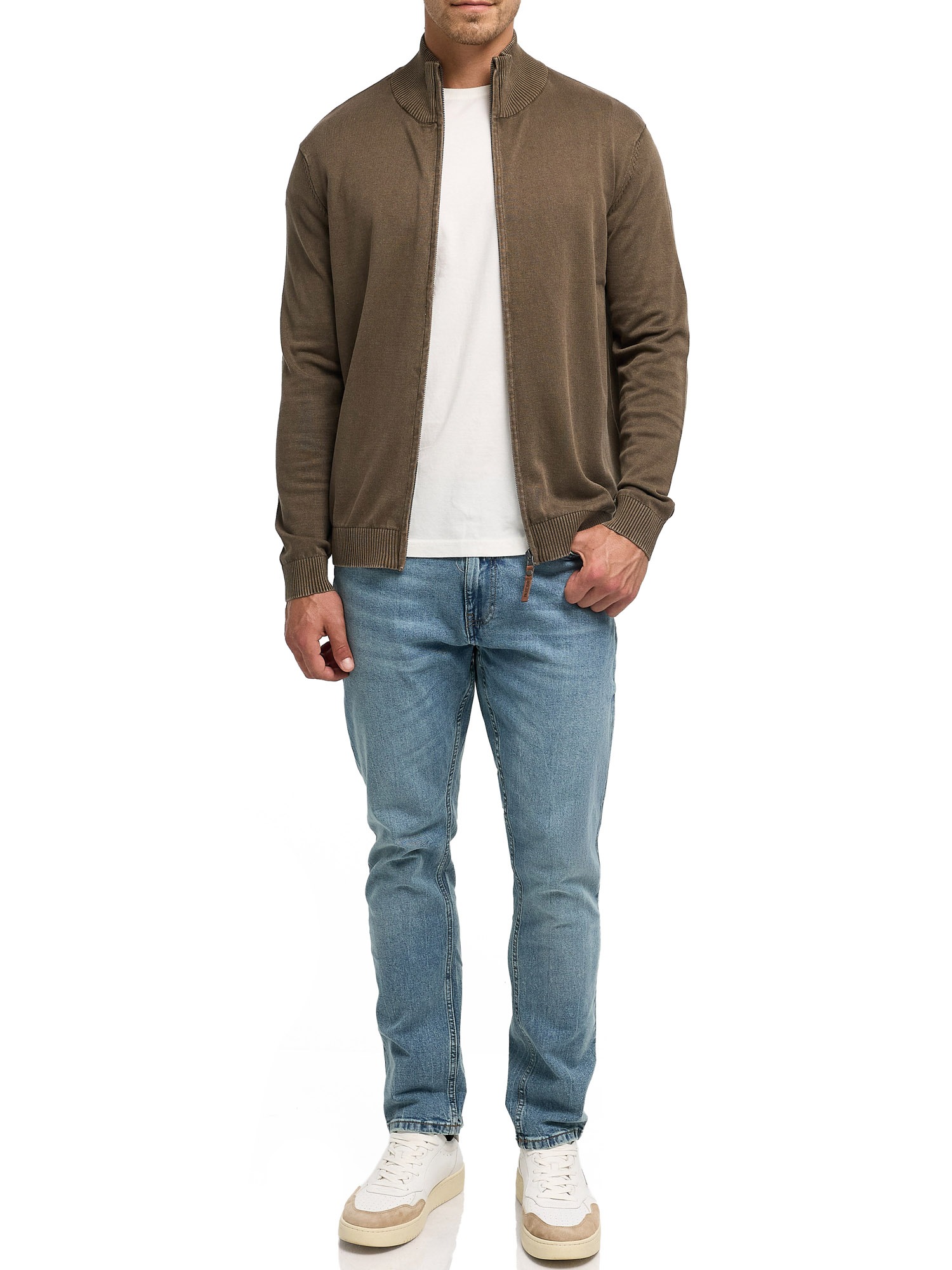 Indicode Strickjacke »INArkmill cardigan« Baumwolle, regular fit