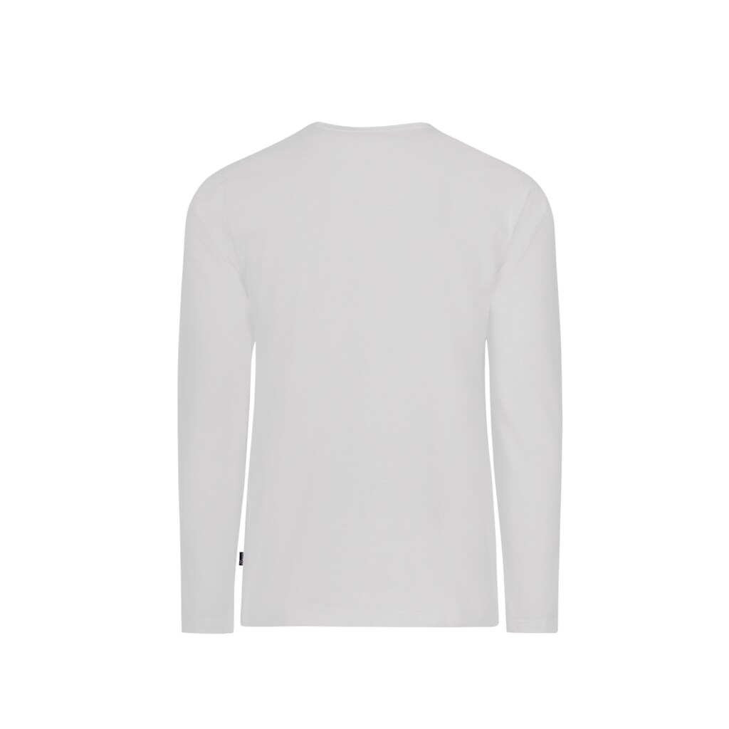 Trigema Longsleeve »TRIGEMA Langarmshirt mit Knopfleiste«, (1 tlg.)