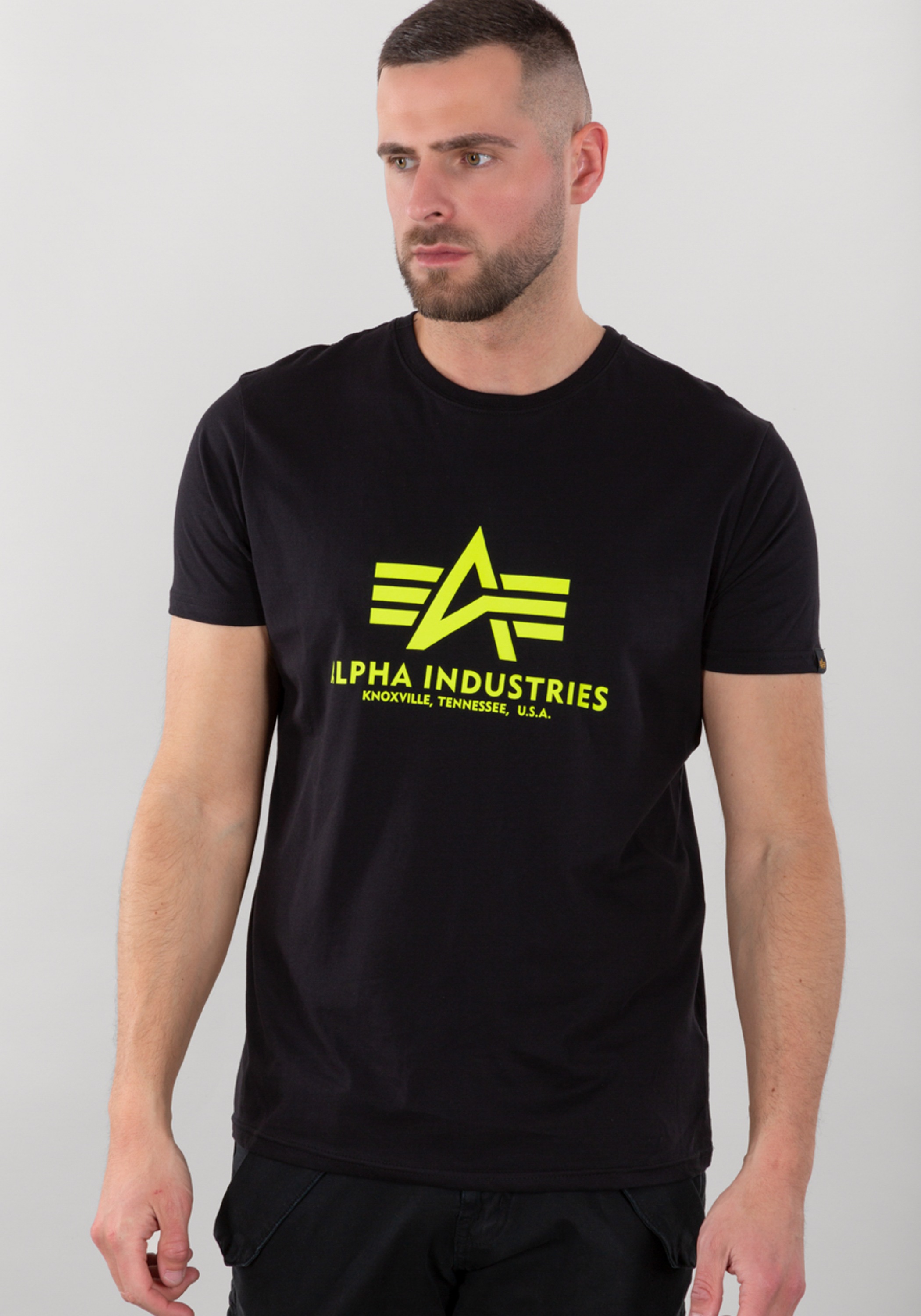Alpha Industries T-Shirt "Alpha Industries Men - T-Shirts Basic T-Shirt BL günstig online kaufen