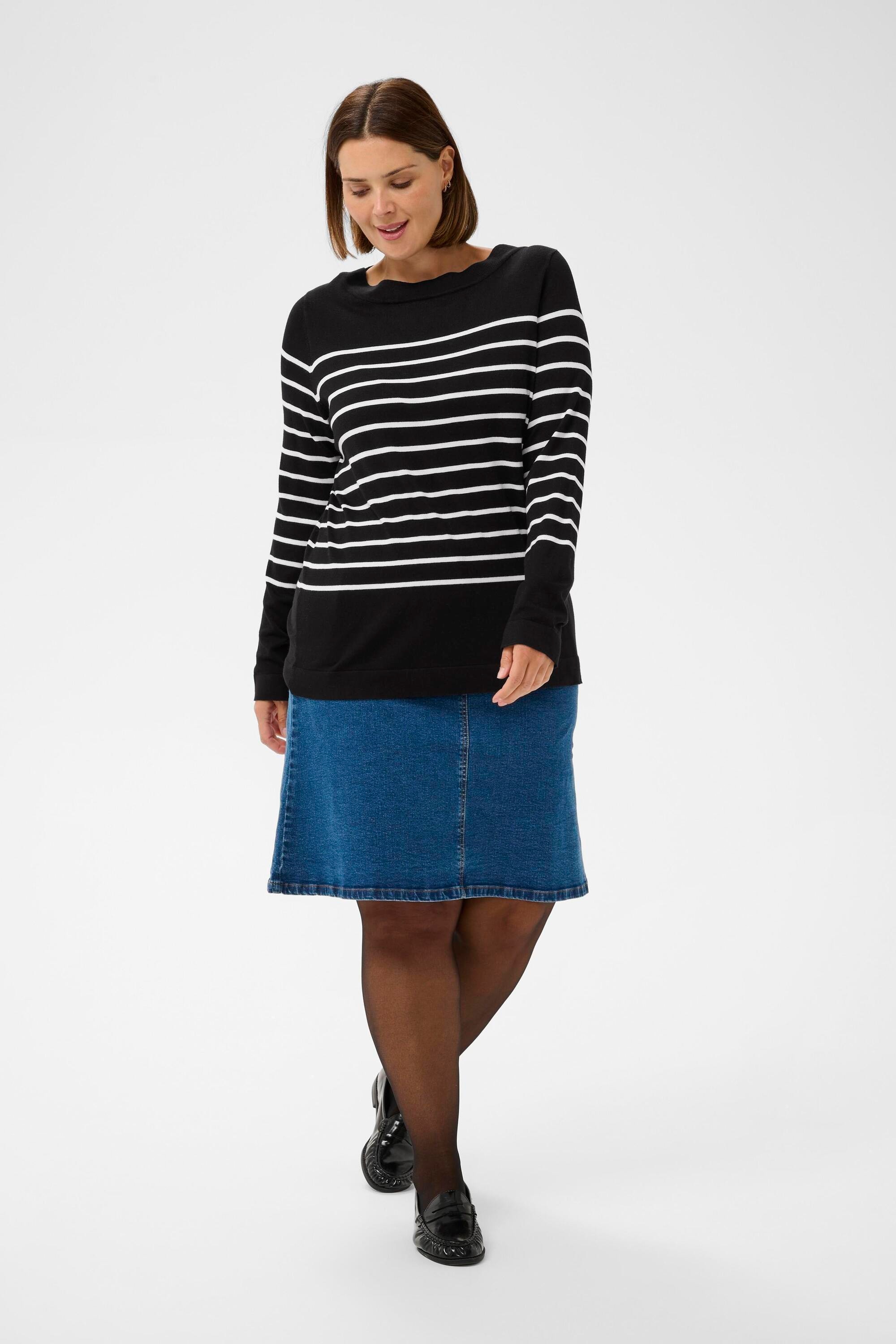 KAFFE Curve Strickpullover »Damen Strickpullover KClizzy«