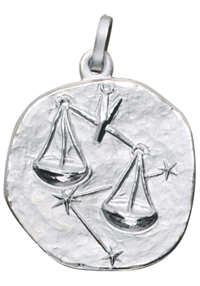 JOBO Sternzeichenanhänger »Sternzeichen Waage« 925 Silber