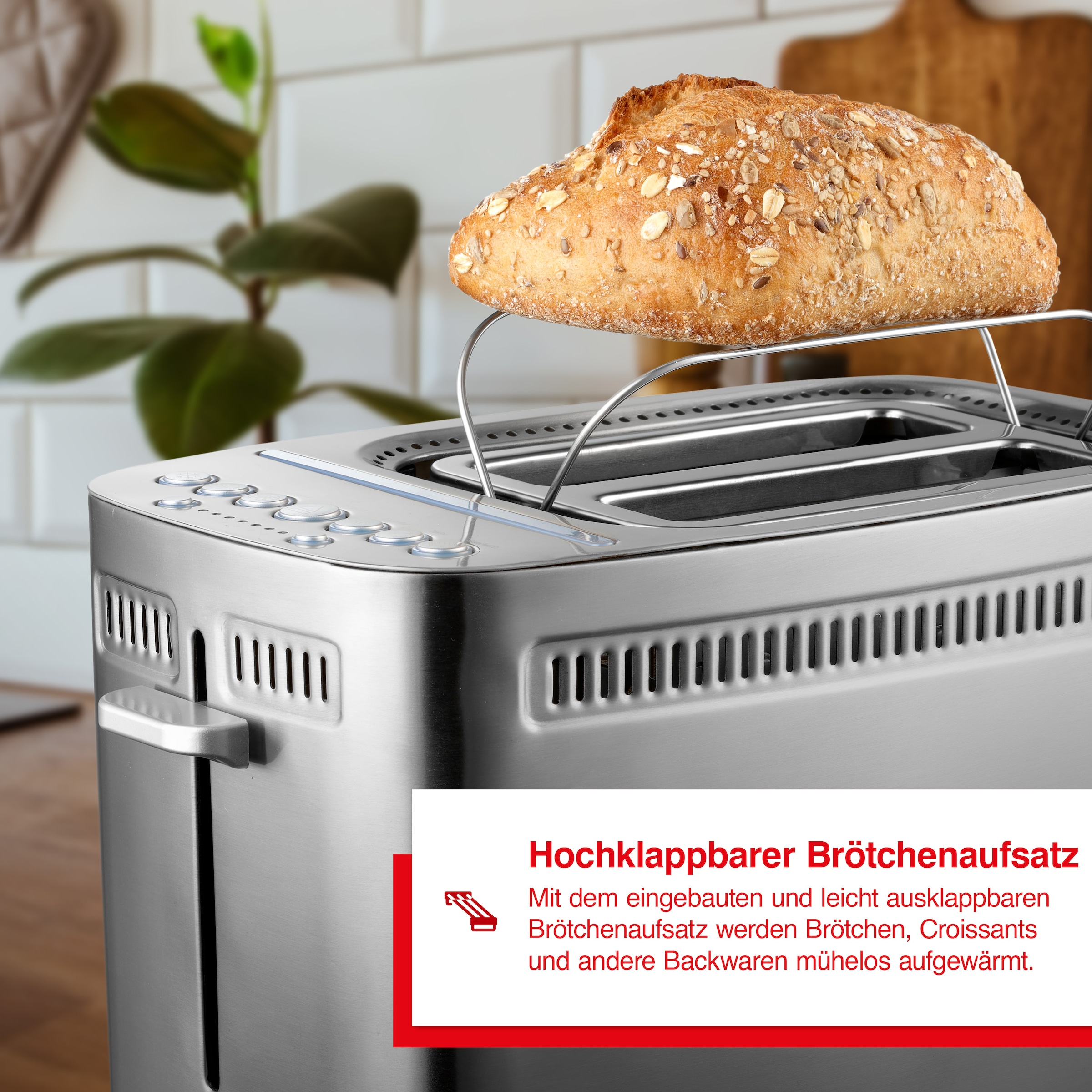 SOLIS OF SWITZERLAND 2-in-1-Toaster »Sandwich Toaster (Typ 8003)«, 2 kurze Schlitze, 1635 W, 2 in 1 Toaster und Sandwichmaker
