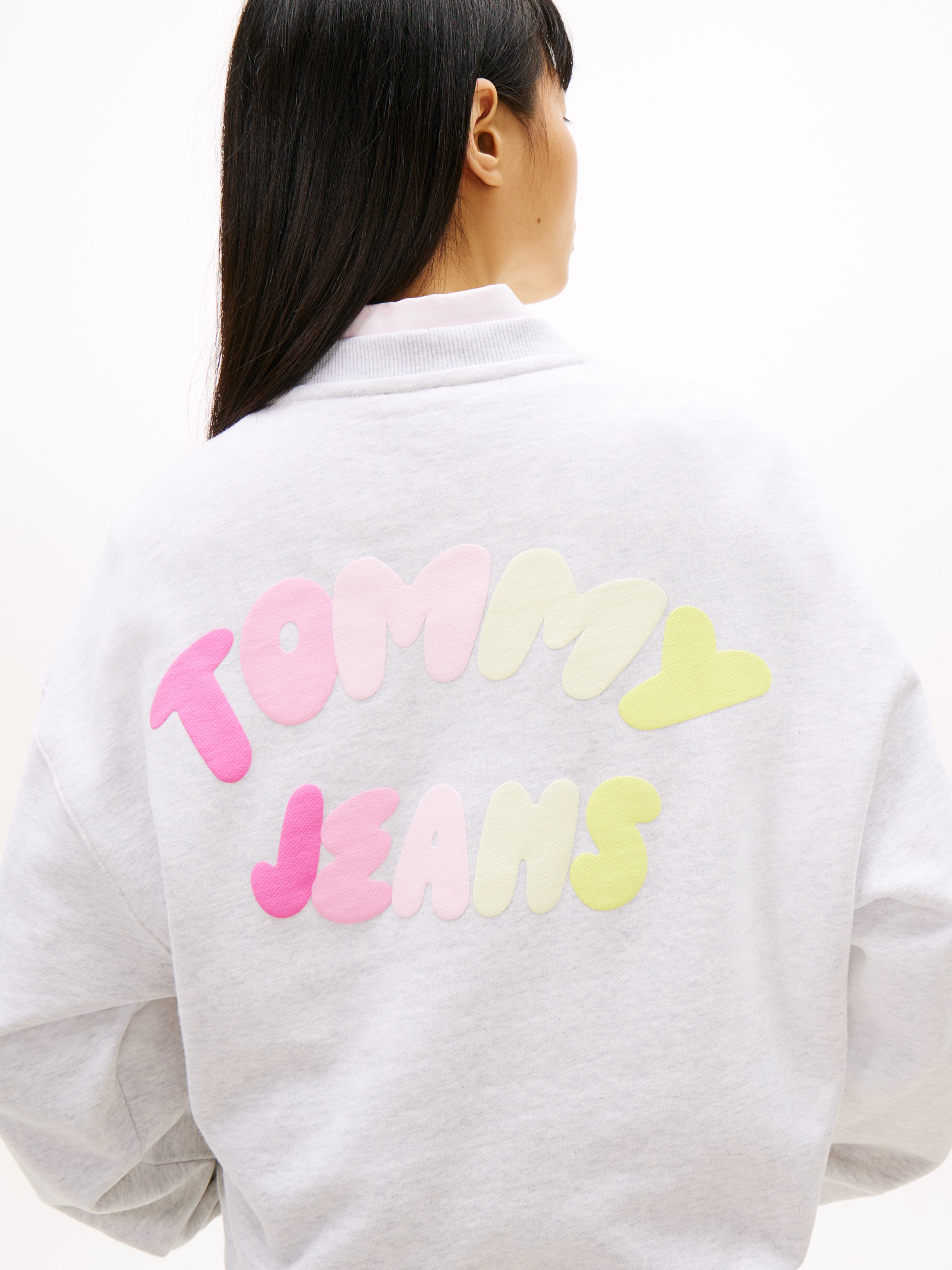 Tommy Jeans Sweatshirt "TJW BXY COLOR BUBBLE CREW EXT" günstig online kaufen