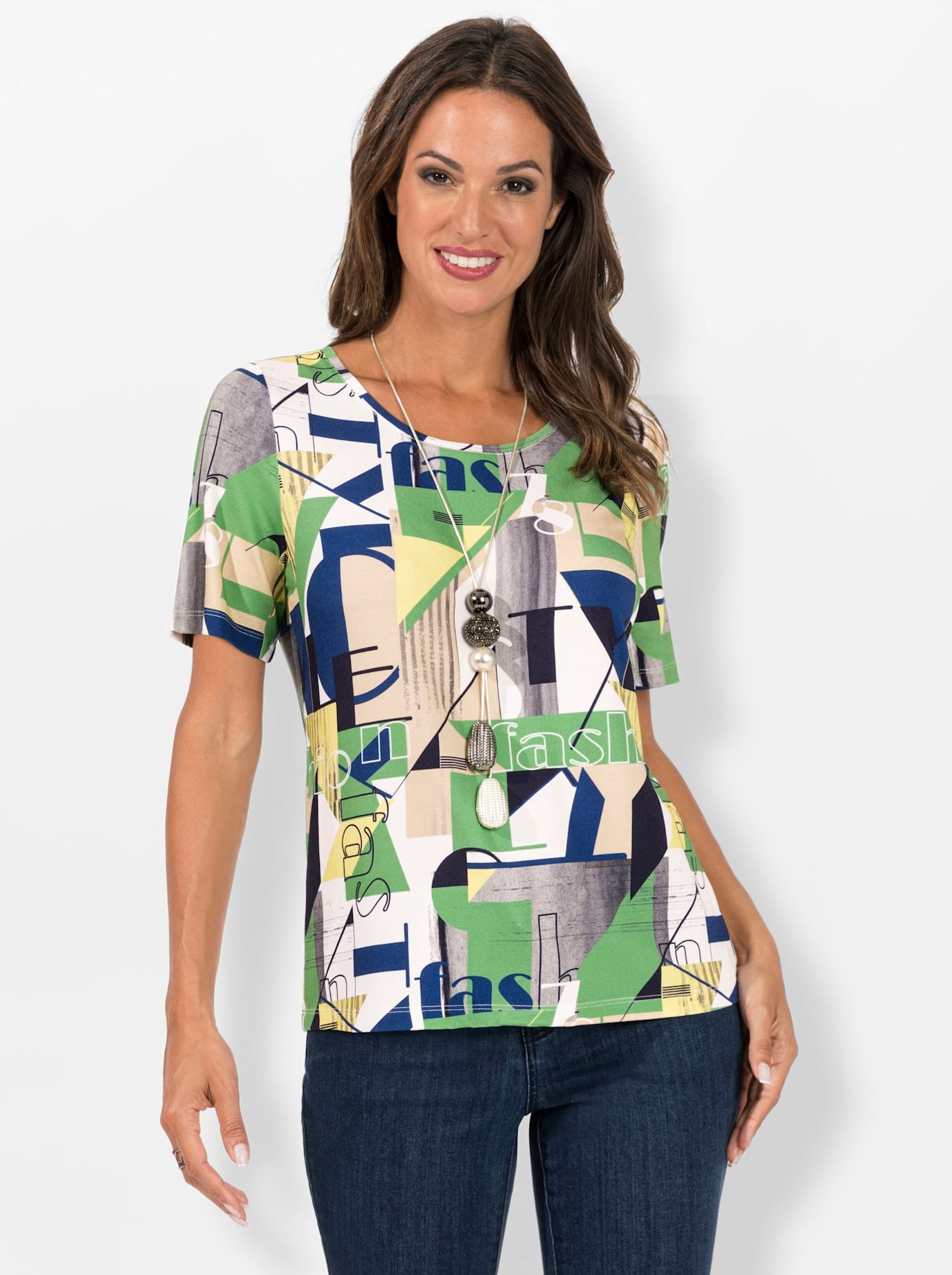 Inspirationen Print-Shirt »Shirt«, (1 tlg.)