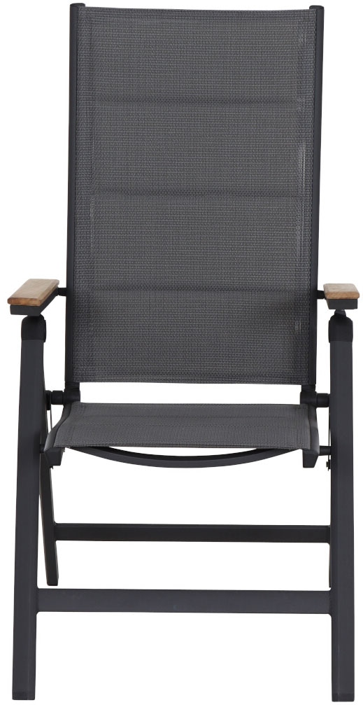 Siena Garden Gartensessel »Tesoro Klappsessel 2er-Set FSC« Set, 2 Stk. tlg. Alu, Textil, Teak FSC 100 %