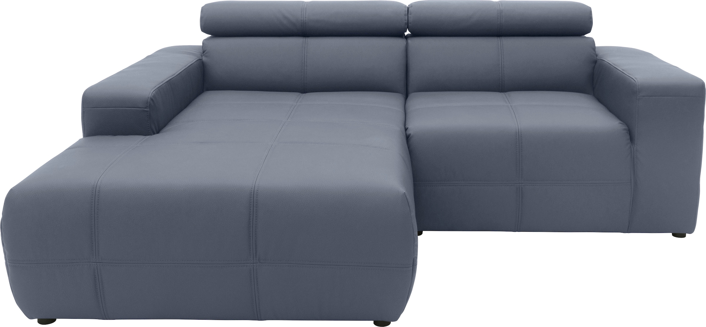 DOMO collection Ecksofa "Brandon, inkl. Kopfteilverstellung, B/T/H: 214/100 günstig online kaufen