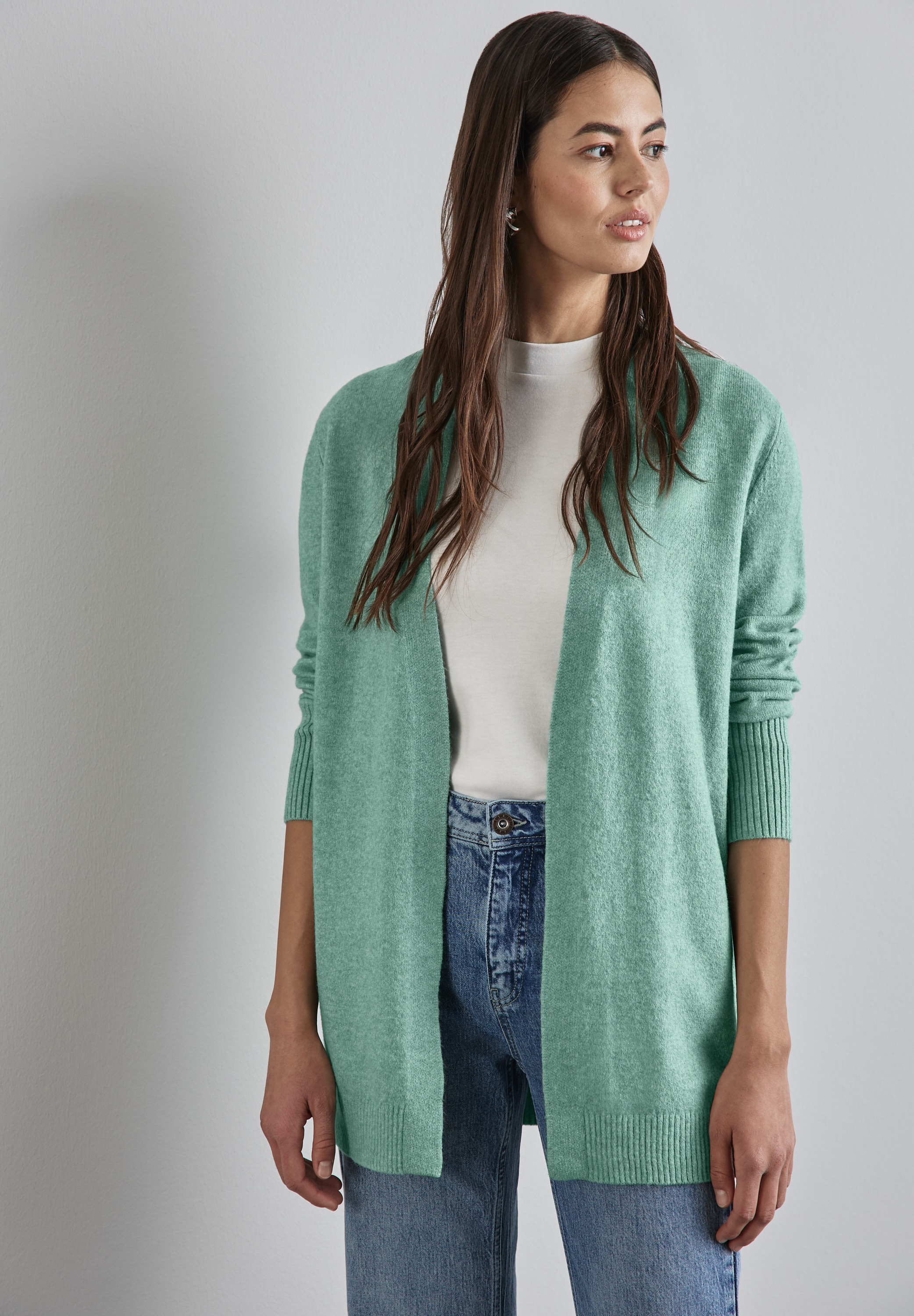 STREET ONE Cardigan im soften Baumwoll-Mix
