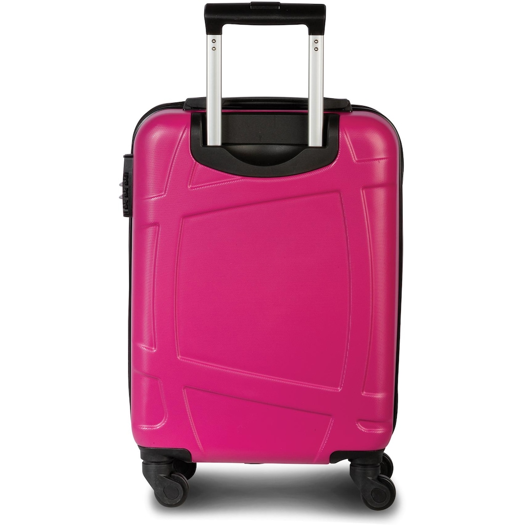 fabrizio® Trolleyset »Globe, Pink«, (3 tlg.)