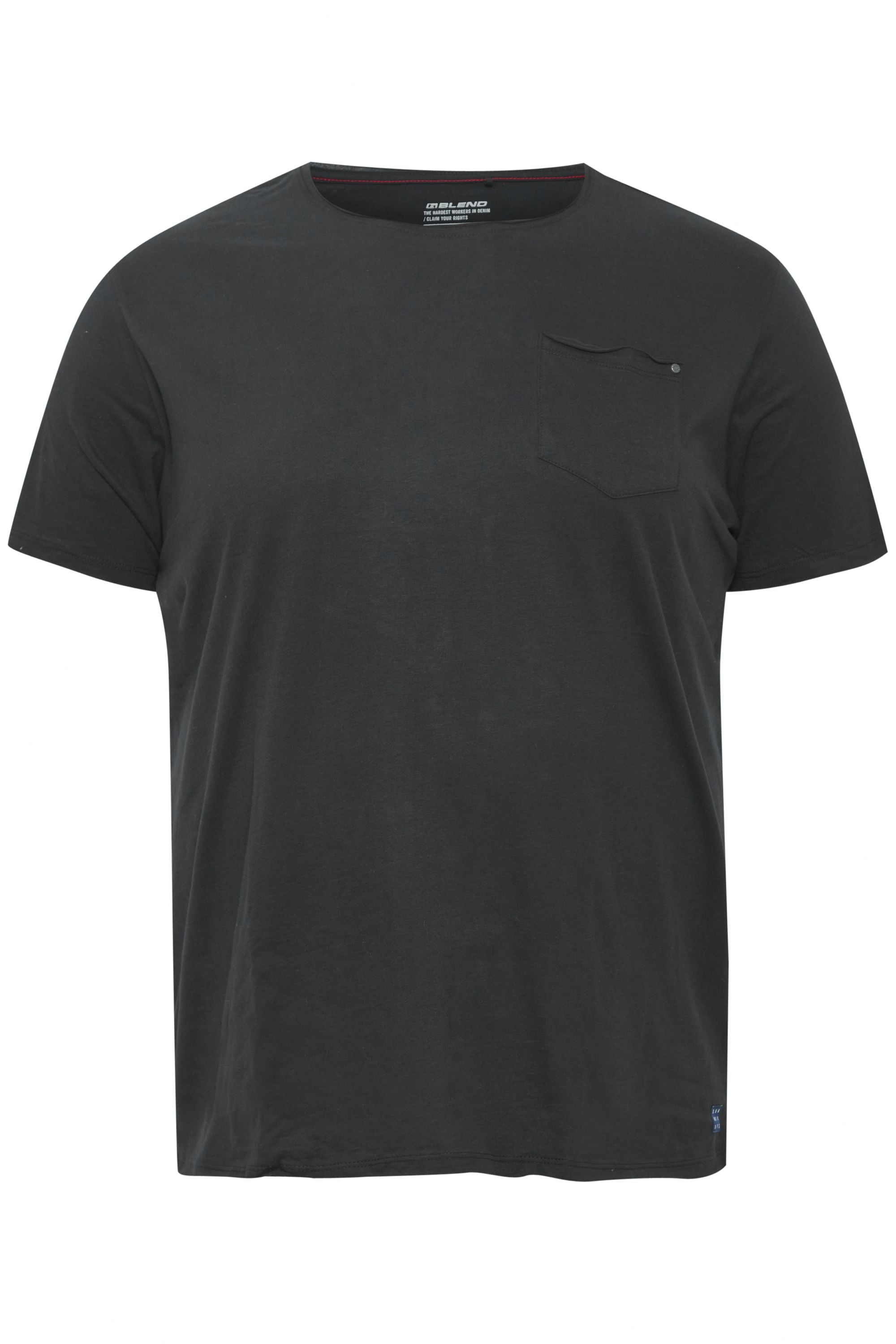 Blend, Herren, Shirts, BHNOEL BT - 20709766BB, Schwarz, (5XL) - Bild 4