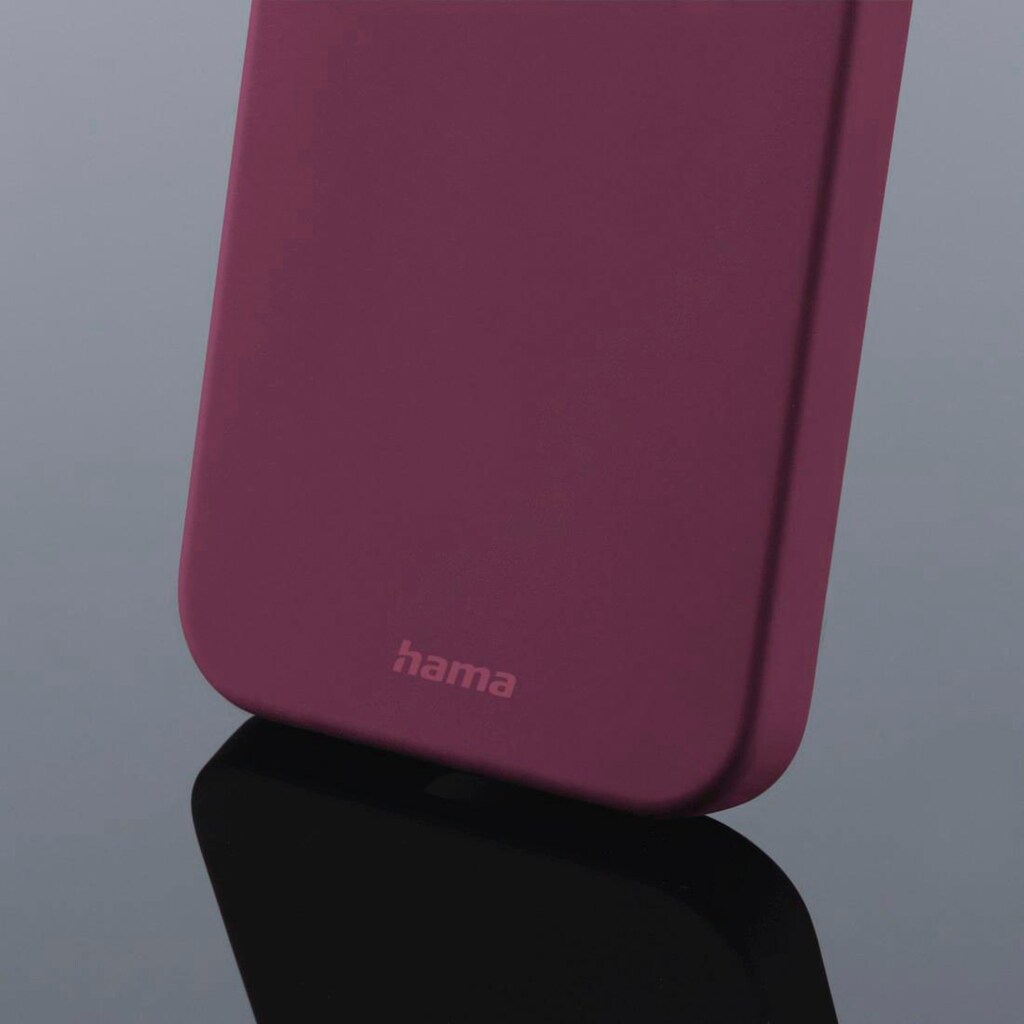 Hama Smartphone-Hülle »Cover f. iPhone 13 Pro f. Apple MagSafe Handy Case Finest Feel Pro«