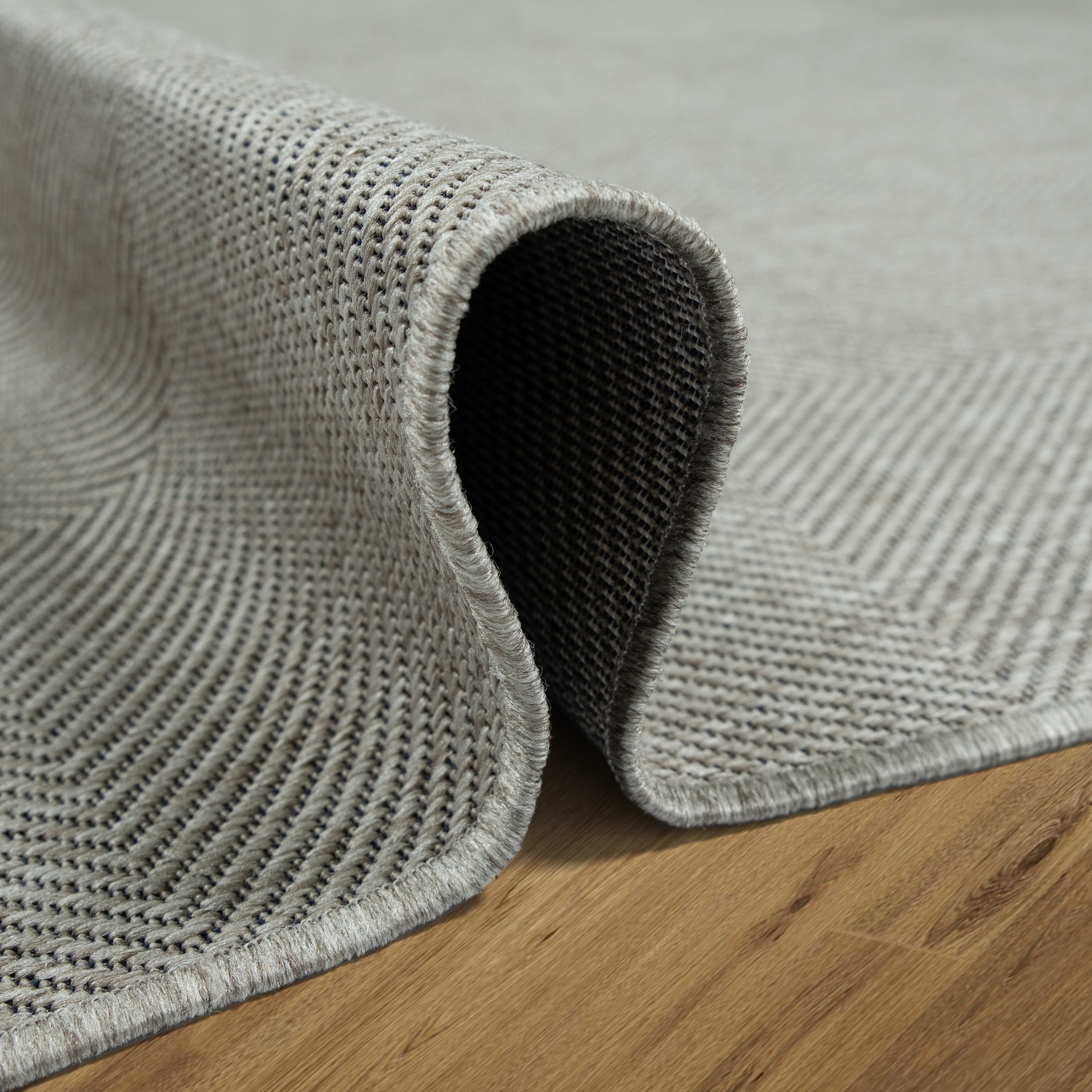 OTTO home Teppich »Anna, auch als Läufer erhältlich« rechteckig 3 mm Höhe In- und Outdoor geeignet, Sisal-Optik, Wetterfest & UV-beständig