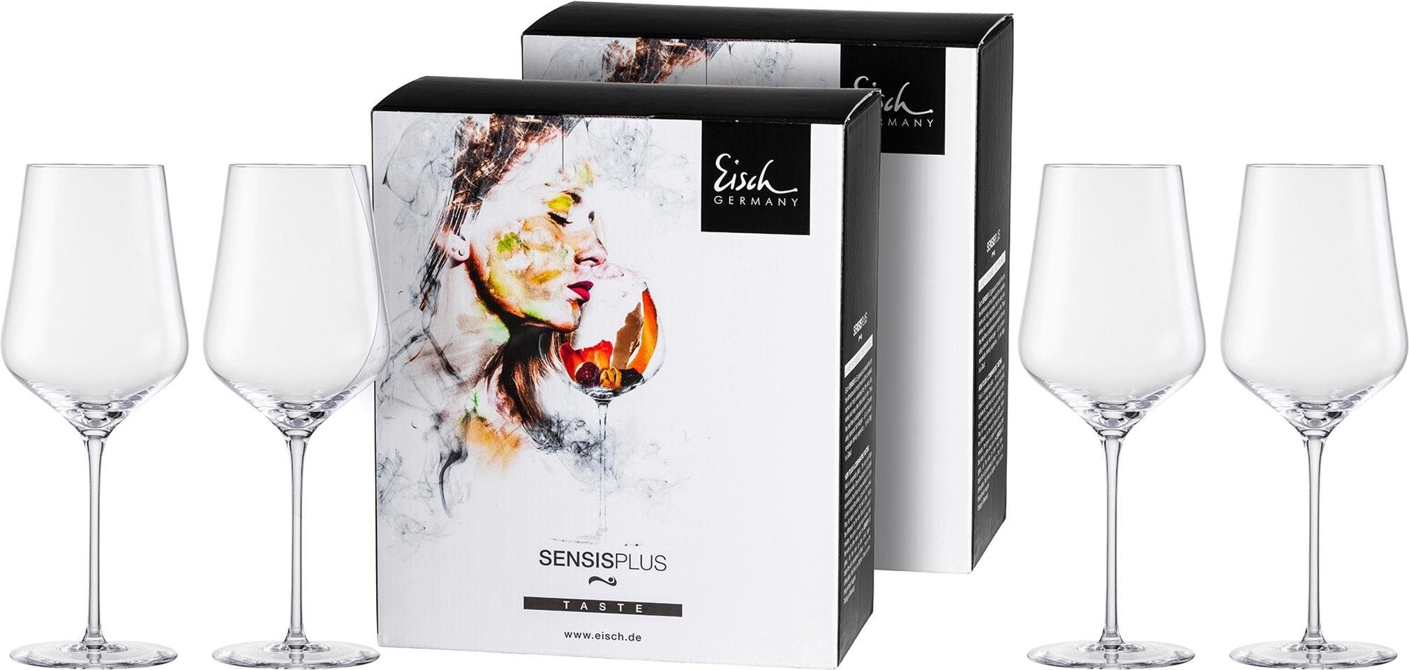 Eisch Rotweinglas »Sky SensisPlus«, (Set, 4 tlg.), (Bordeauxglas), Bleifrei, 620 ml, 4-teilig