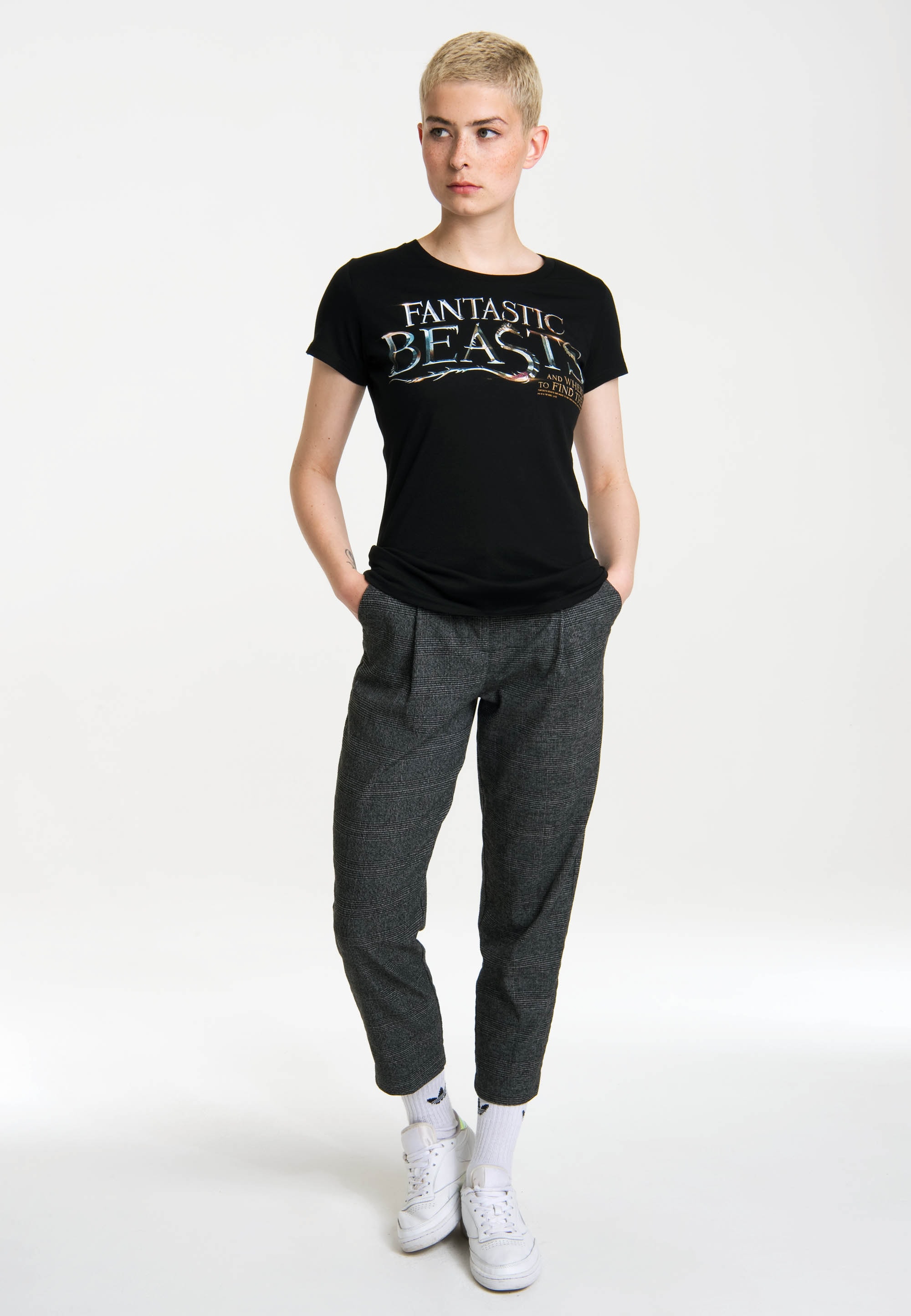 LOGOSHIRT T-Shirt »Phantastische Tierwesen«, mit mystischem Logo-Print