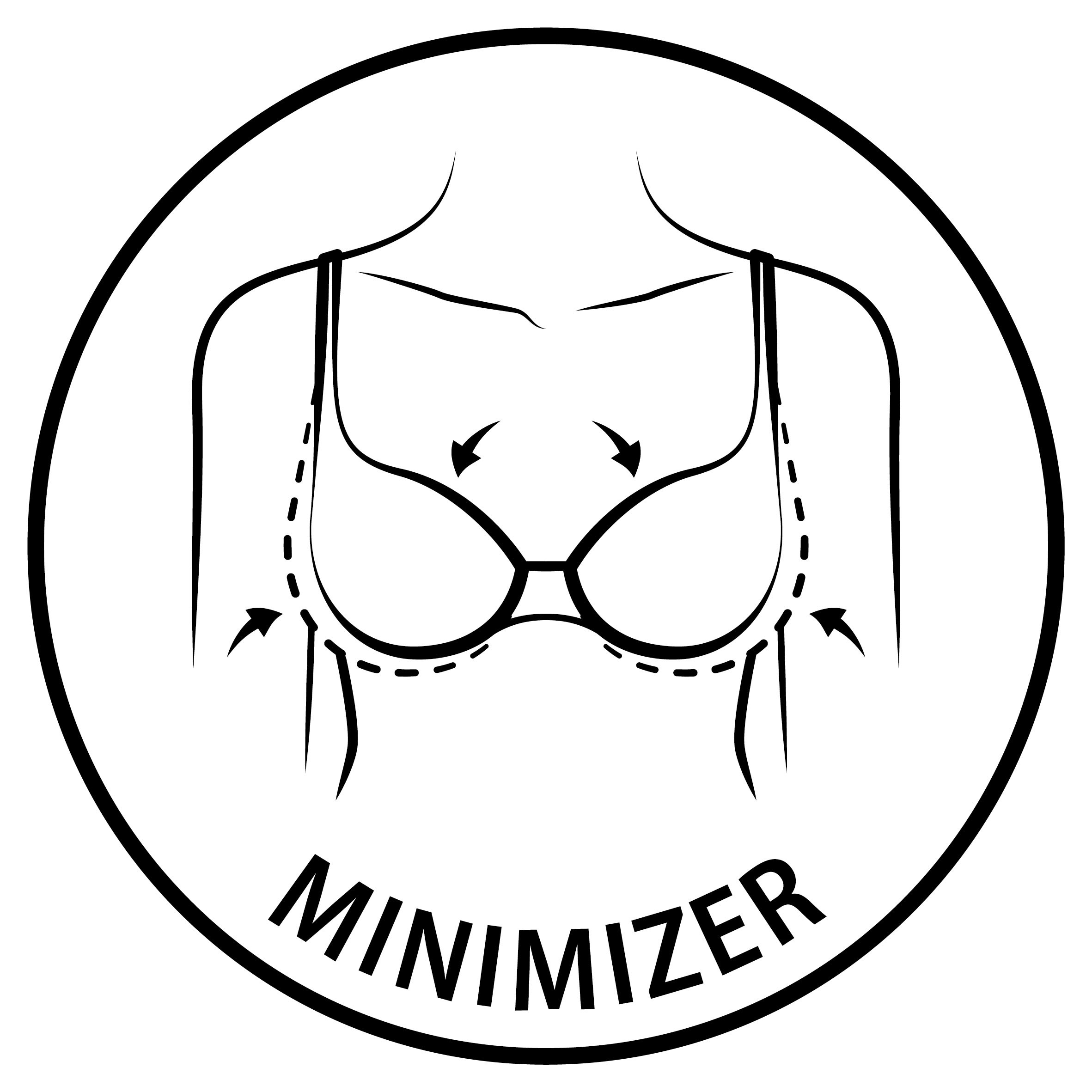 Thumbnail - Susa Minimizer-BH "London", vorgeformte Cups, Spitze, blickdicht, elastisch