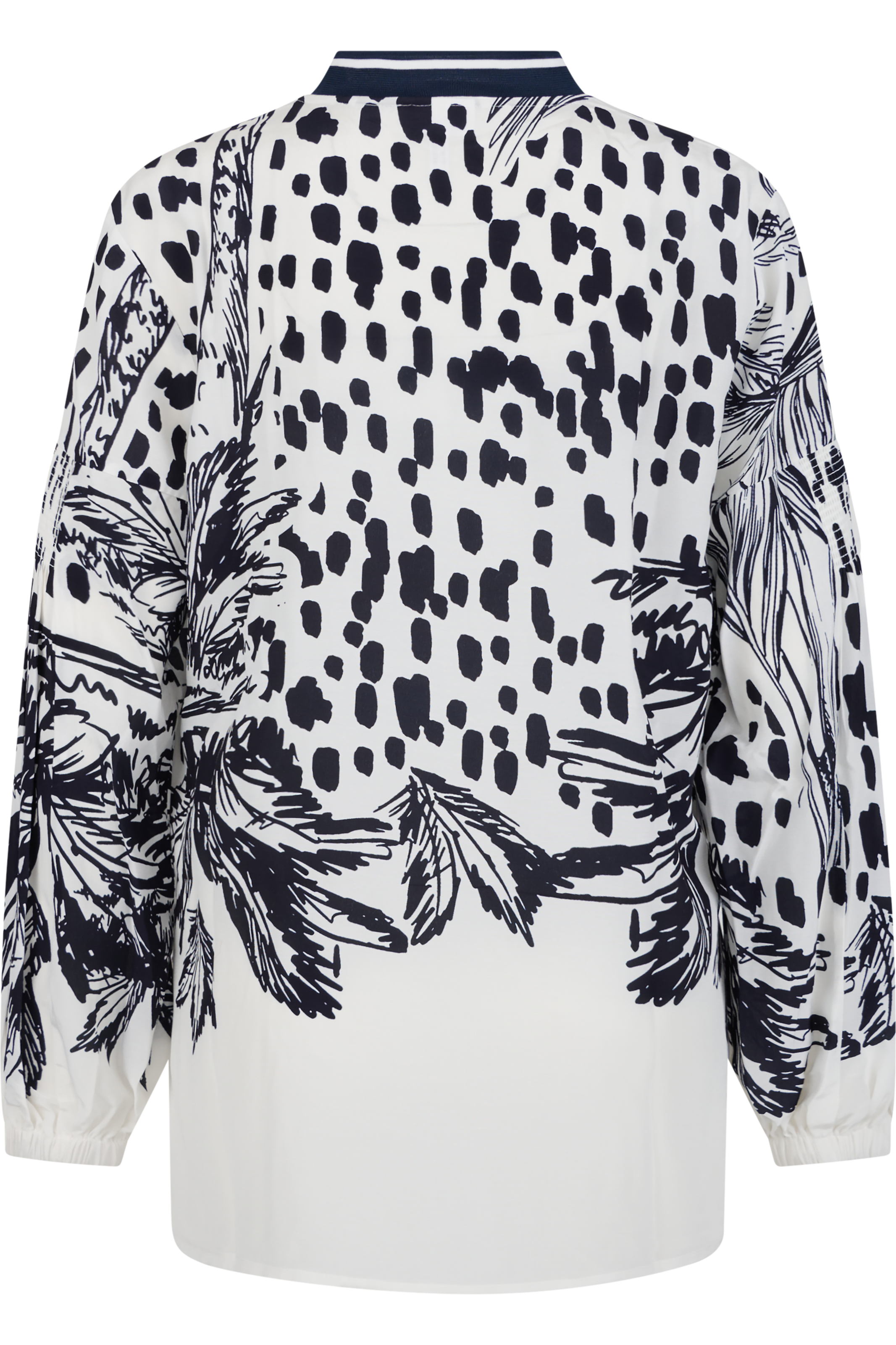 Sportalm Kitzbühel Longbluse Regular fit mit V-Ausschnitt