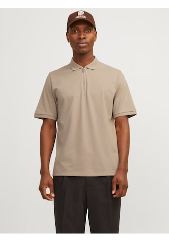 Poloshirt »JJEMAC ZIP SS POLO SN«