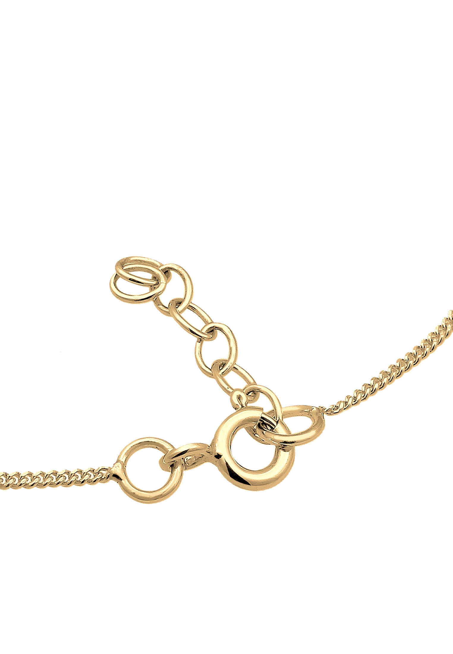 Elli Armband »Kreis Plättchen Matt Basic Geo 925 Silber«