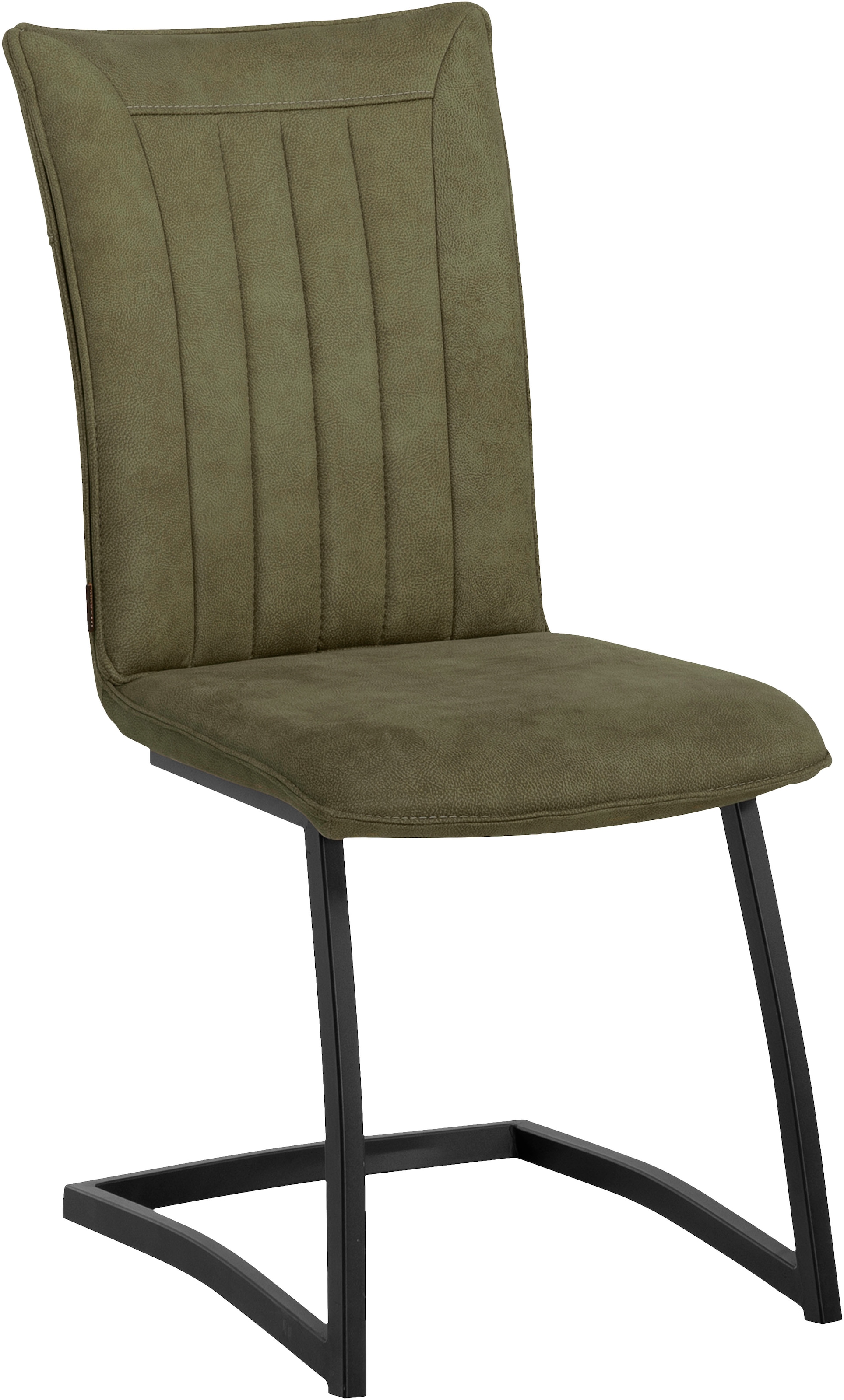OMG Design Freischwinger »Amara«, (Set), 2 St., Stoff, Esszimmerstuhl, Küchenstuhl, pflegeleichter Bezug